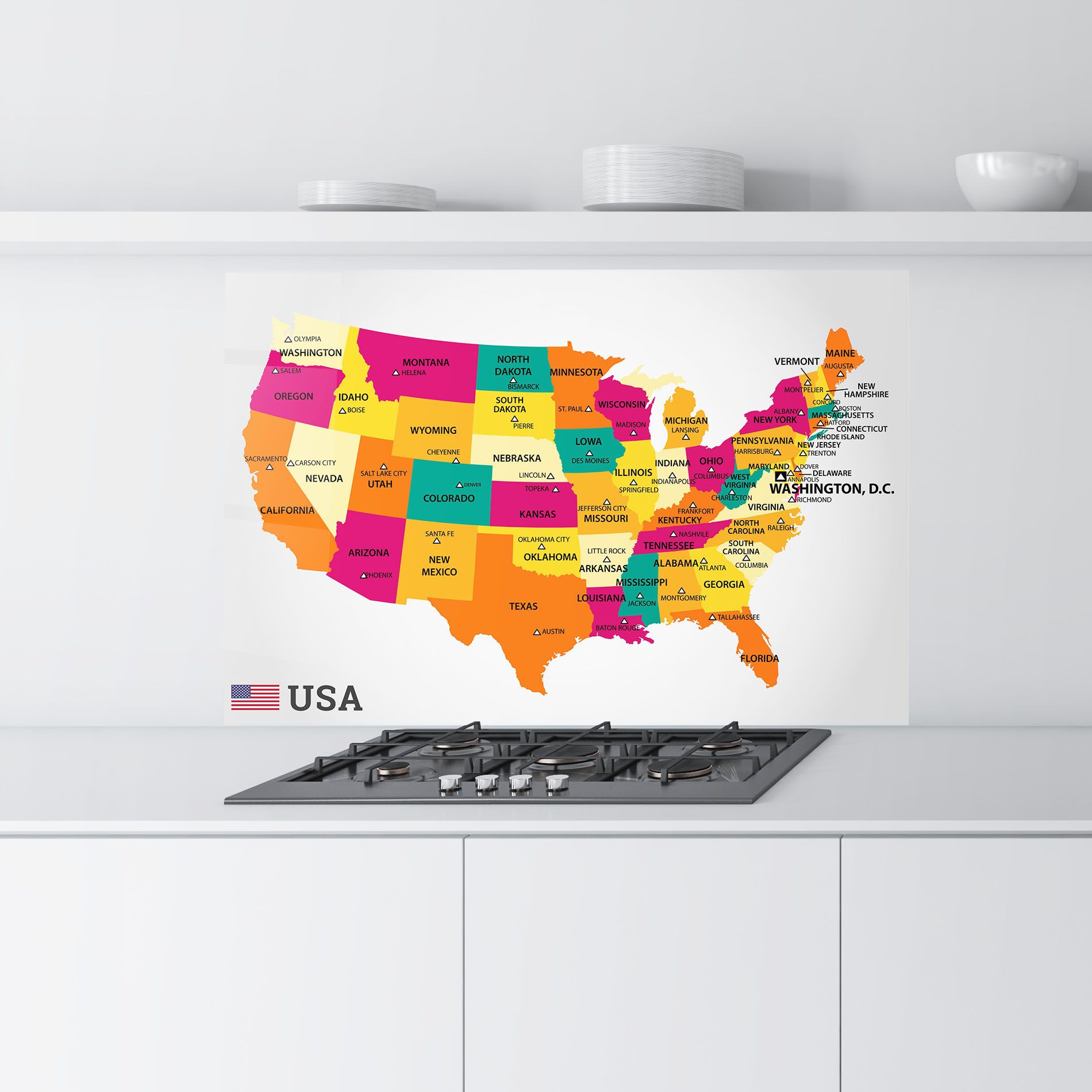 Usa Map mockup 9