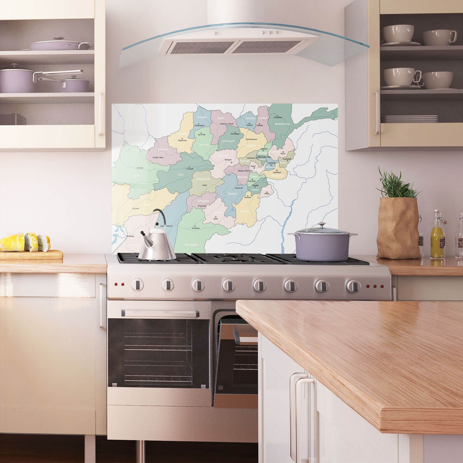 Afghanistan Map mockup 1