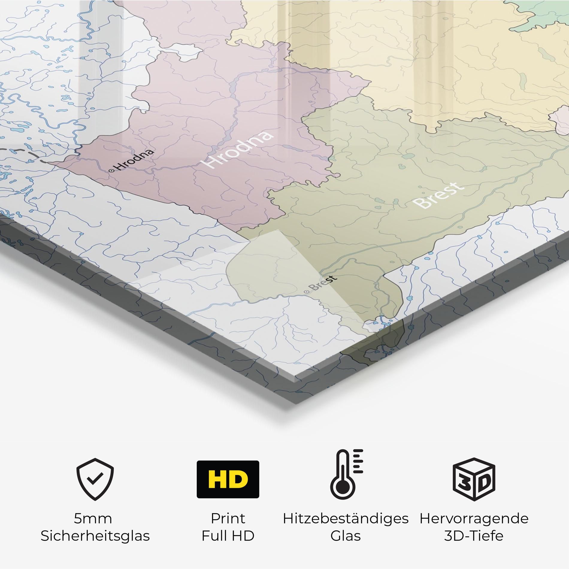 Belarus Map mockup 2