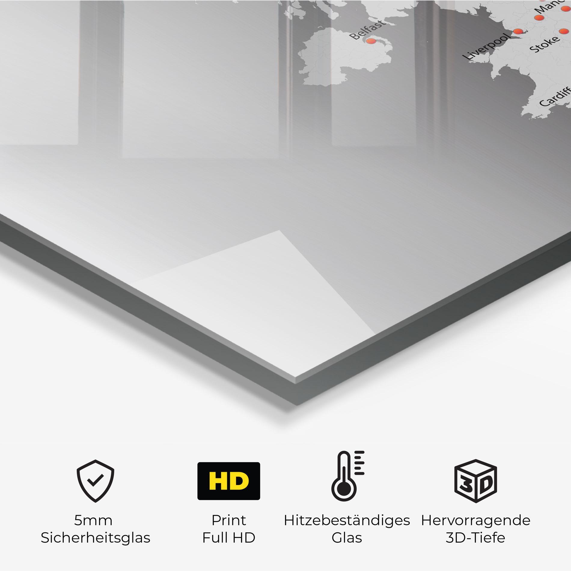 Küchenrückwand Glas Uk Map mockup 2