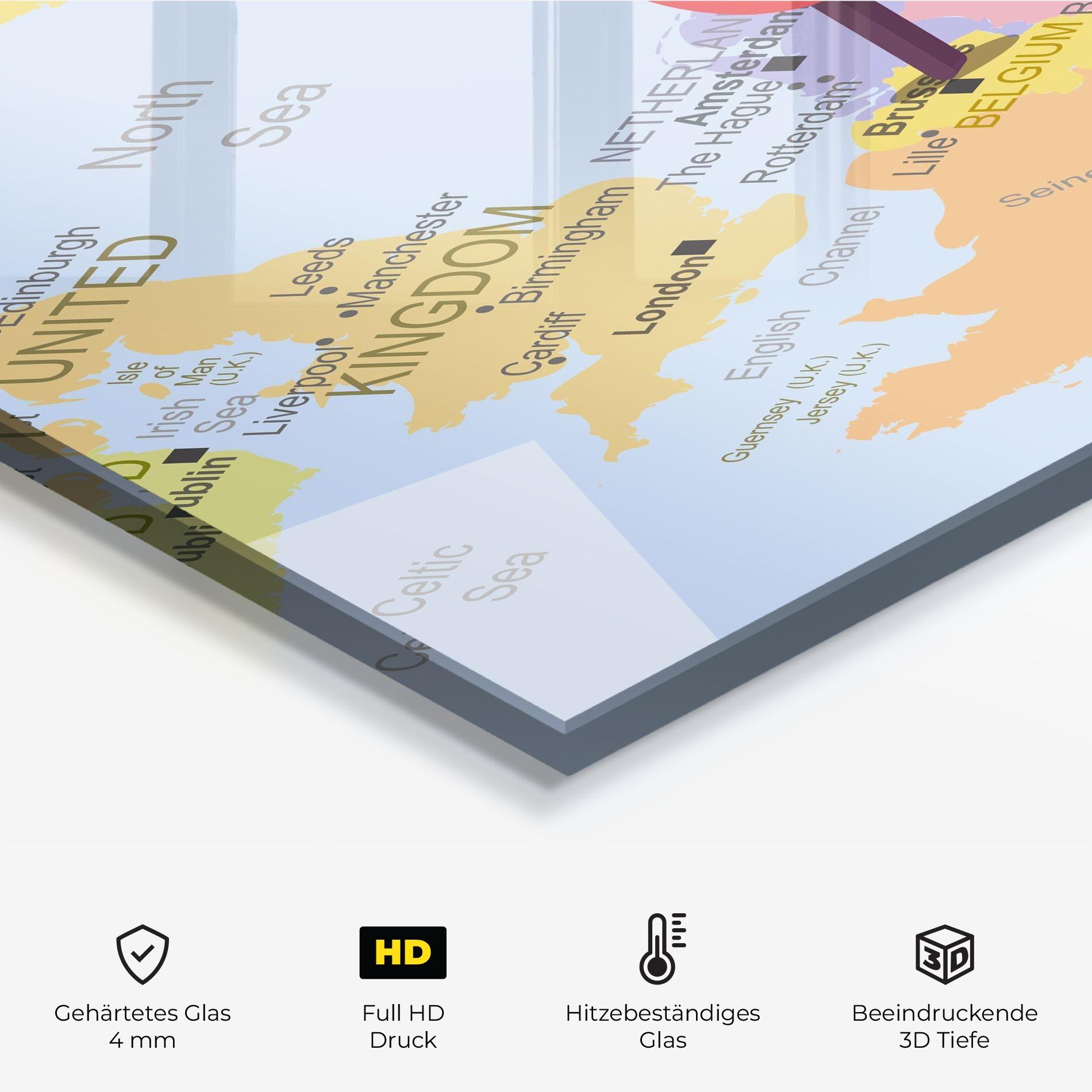 Küchenrückwand Glas Belgium Close Up mockup 2