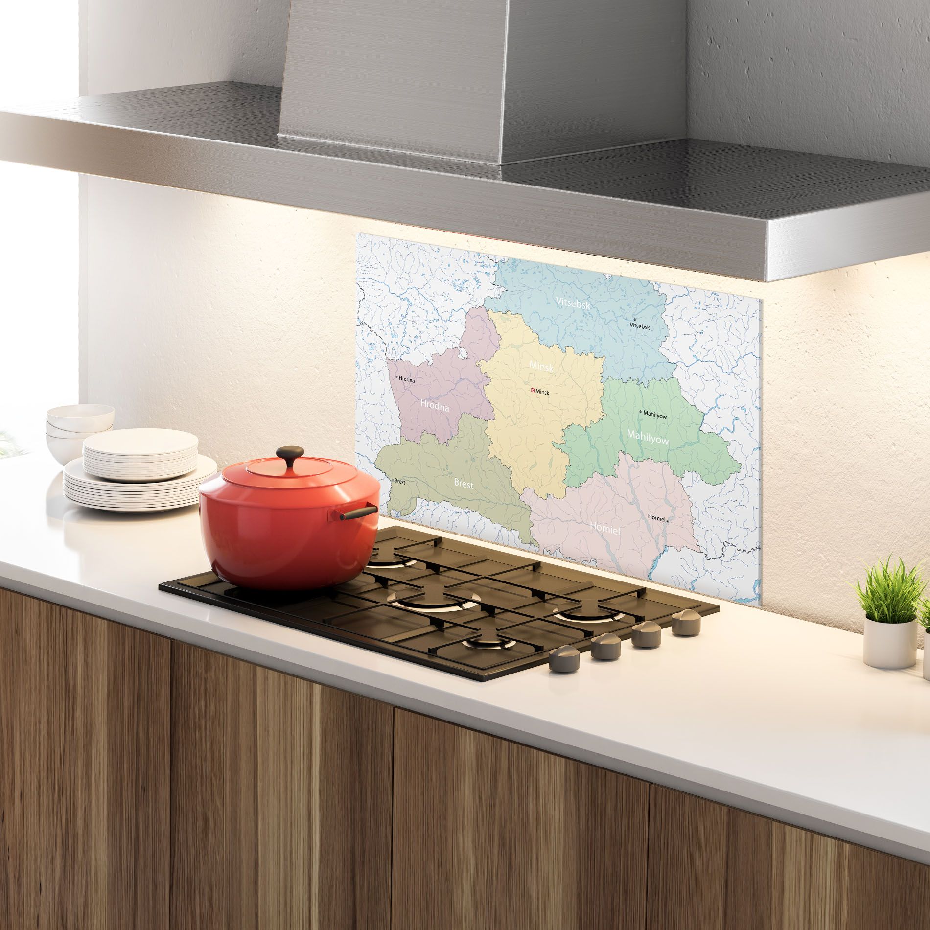 Belarus Map mockup 4