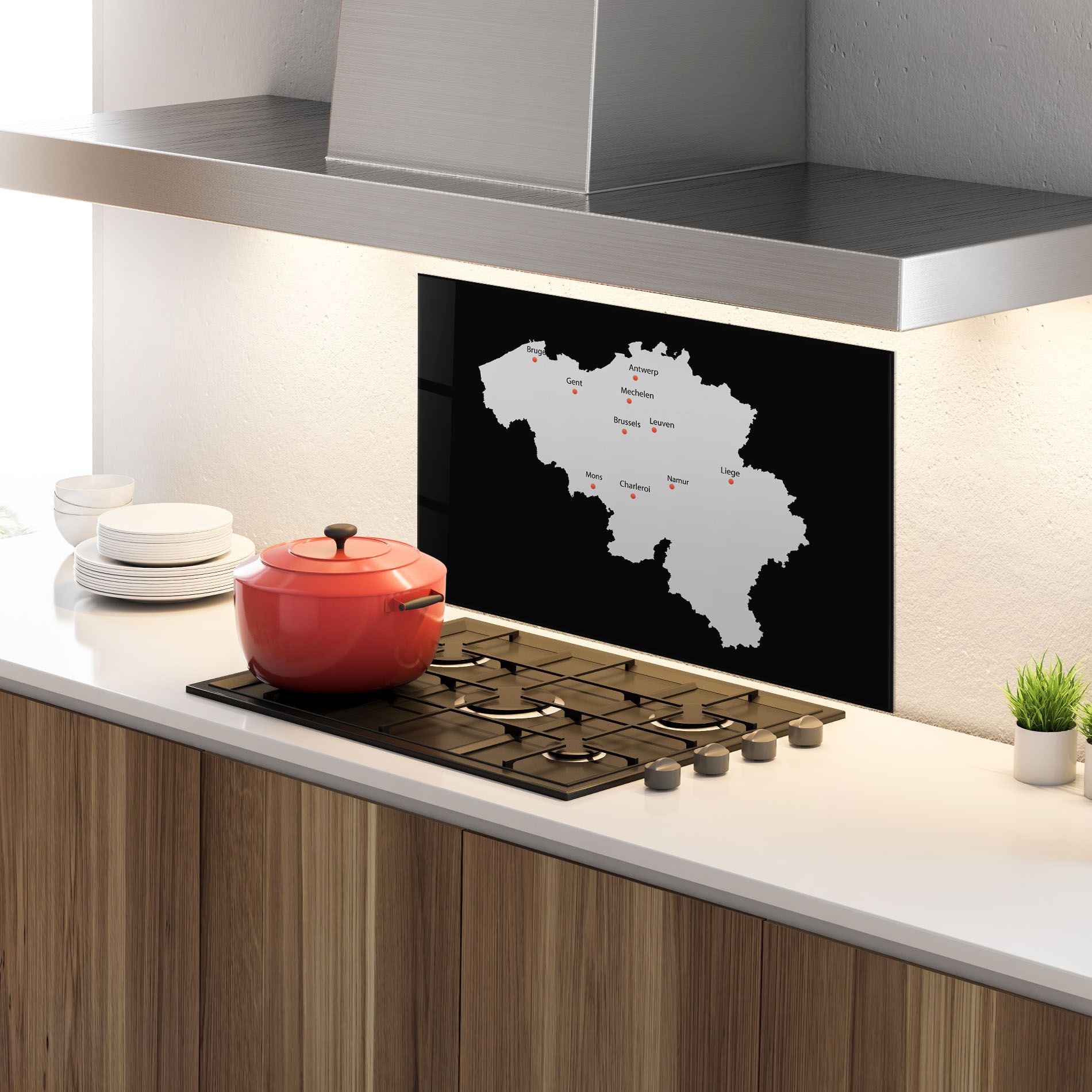 Belgium Map mockup 4