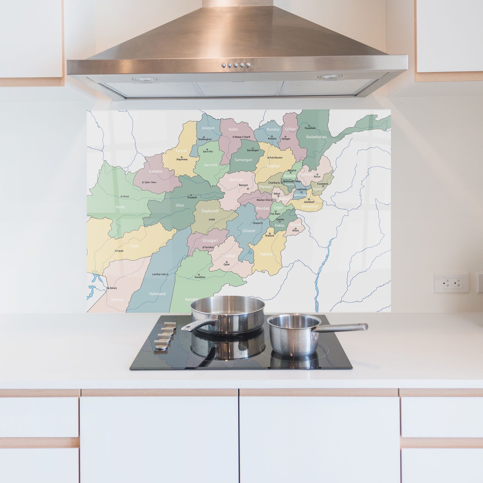 Afghanistan Map mockup 5