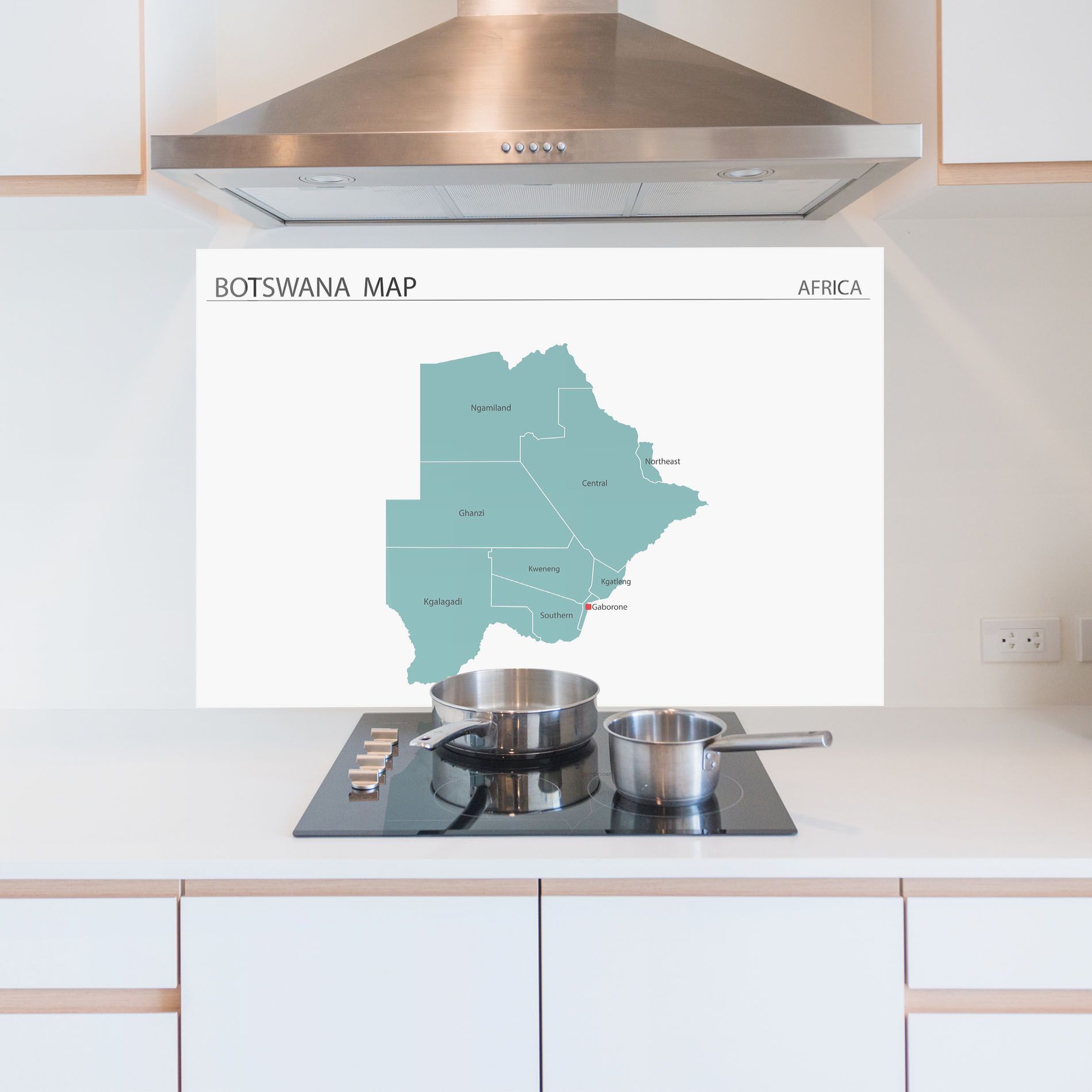 Botswana Map mockup 5