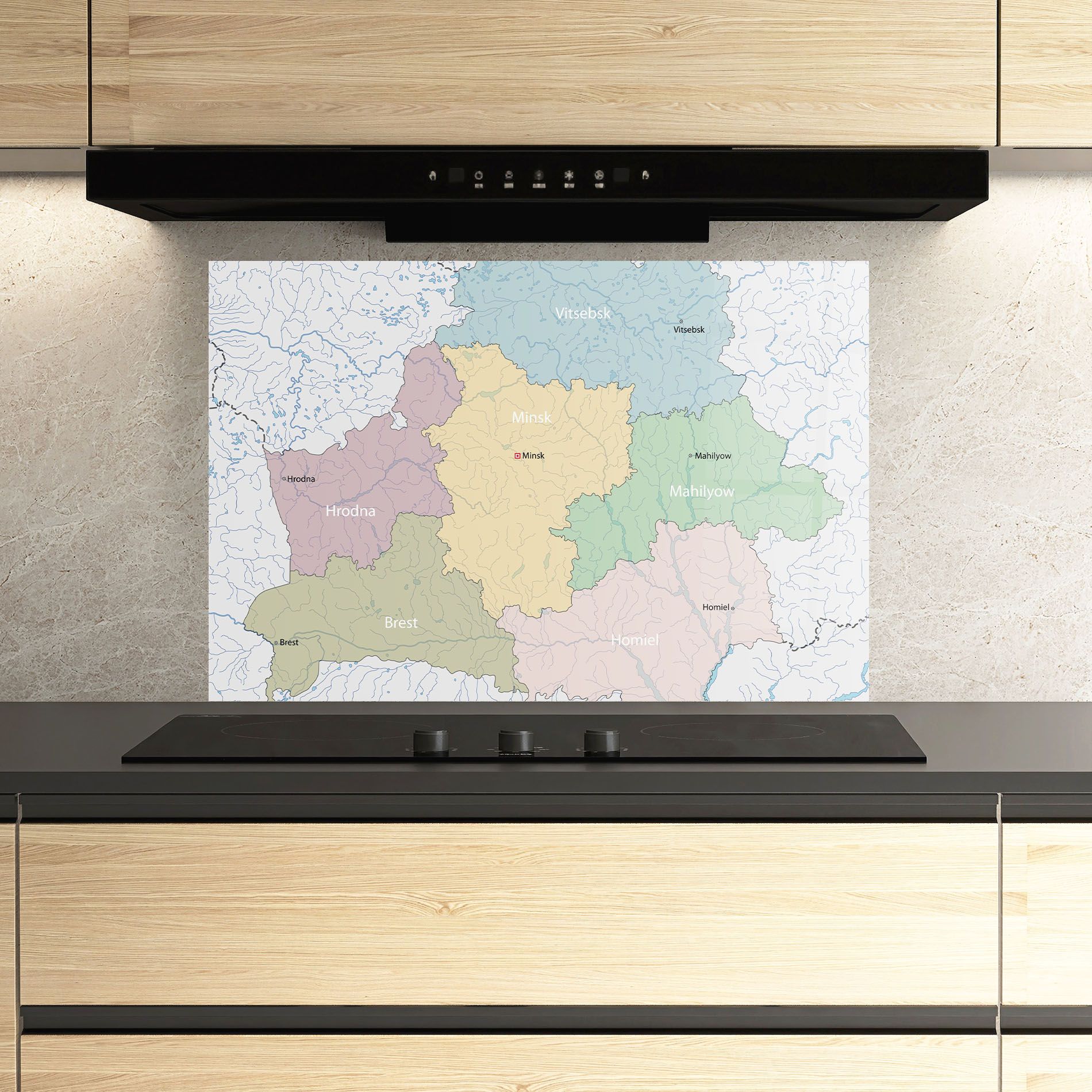 Belarus Map mockup 3