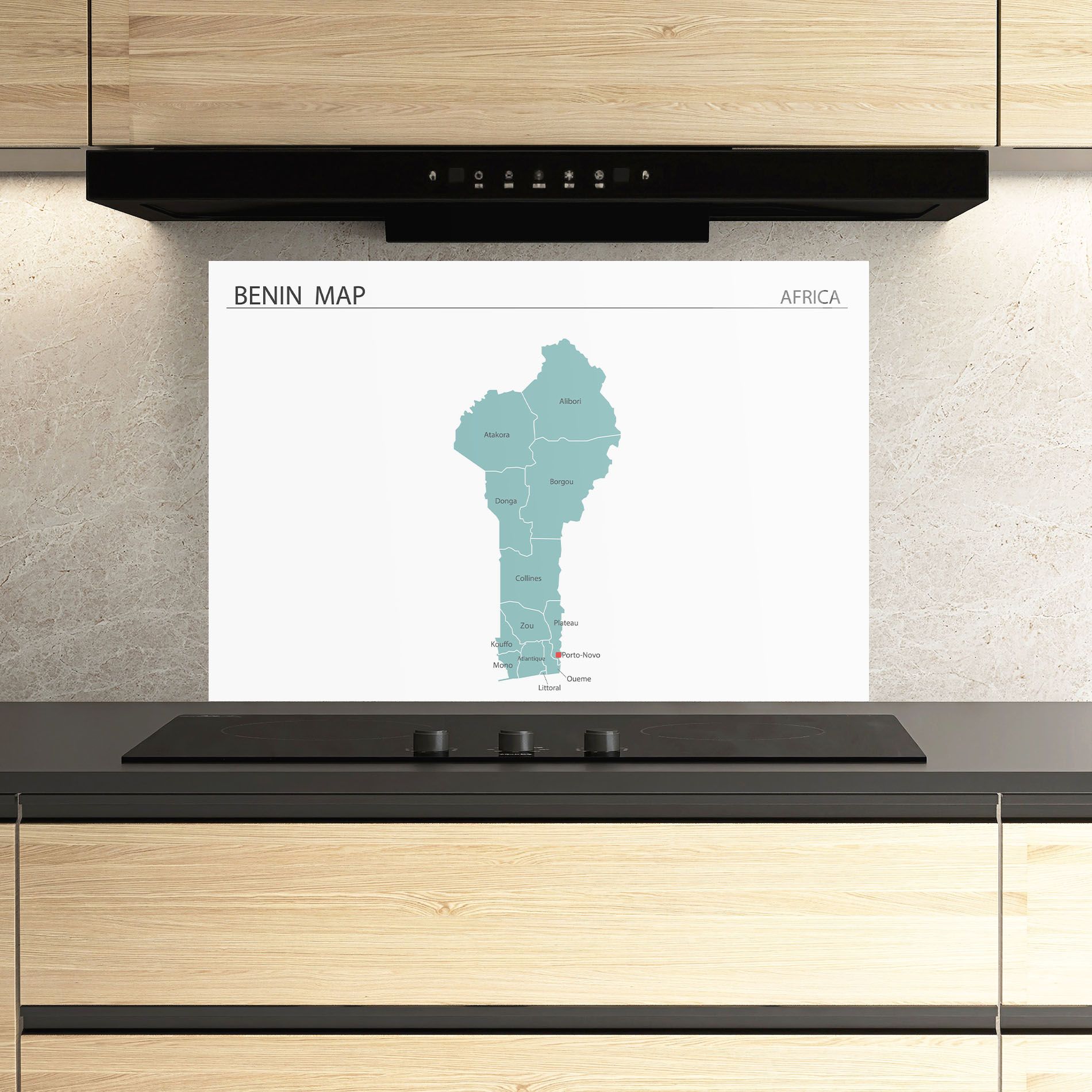 Benin Map mockup 3