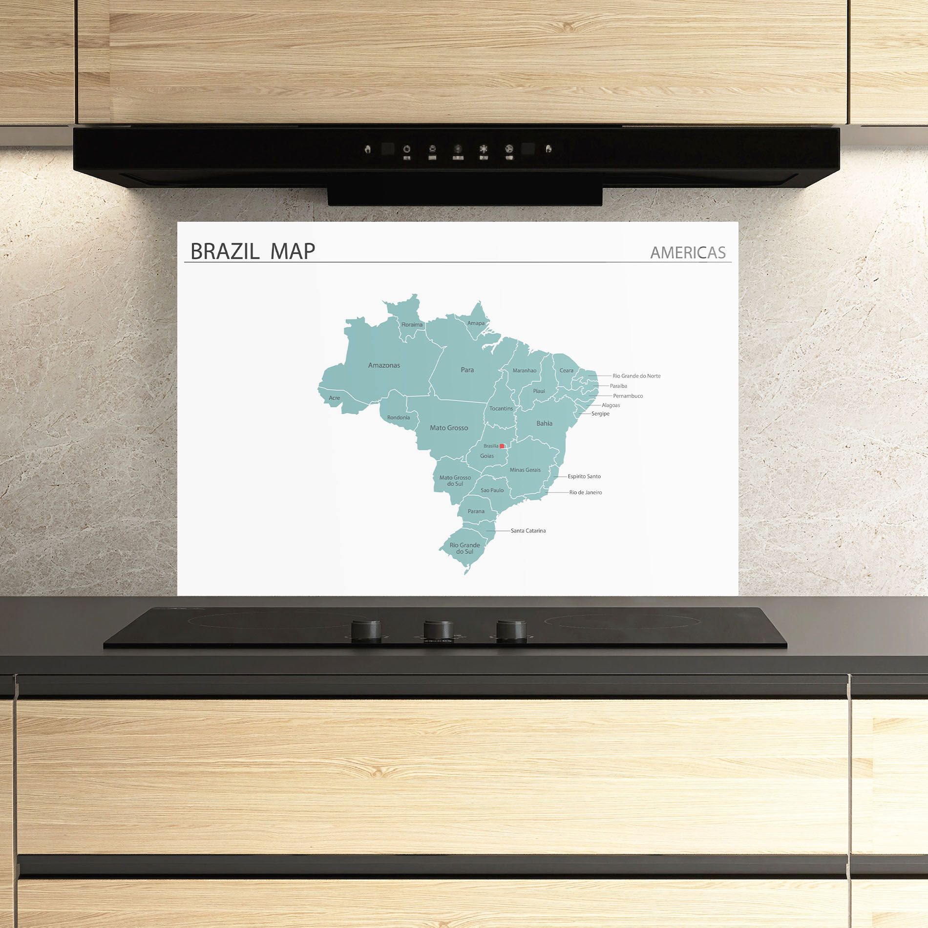 Brazil Map mockup 3