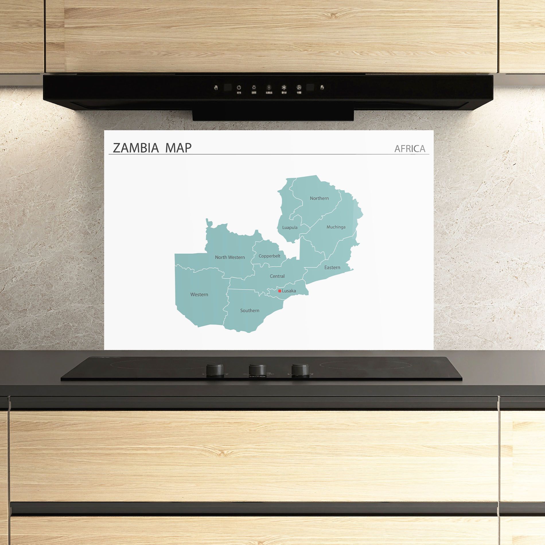 Zambia Map mockup 3