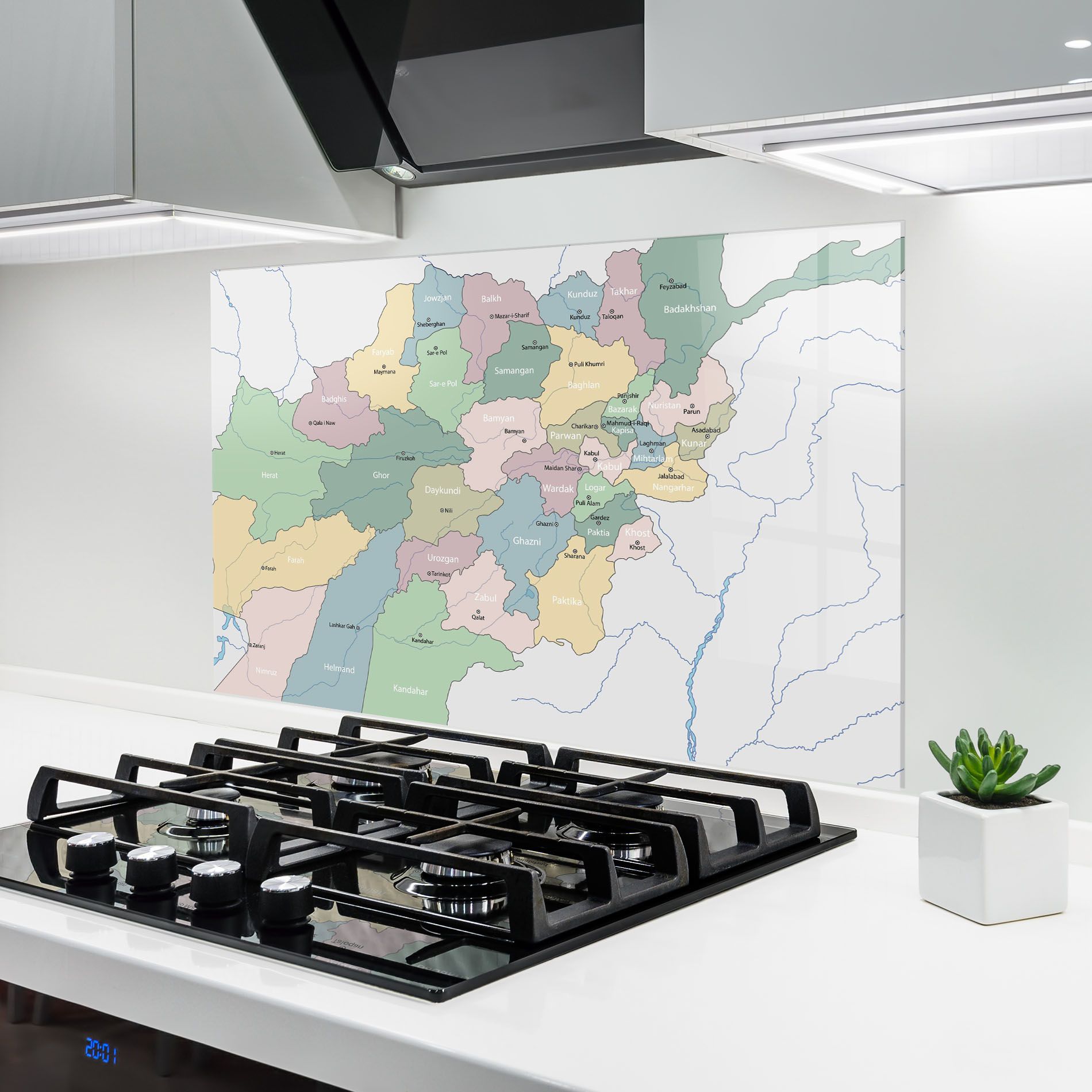 Afghanistan Map mockup 6