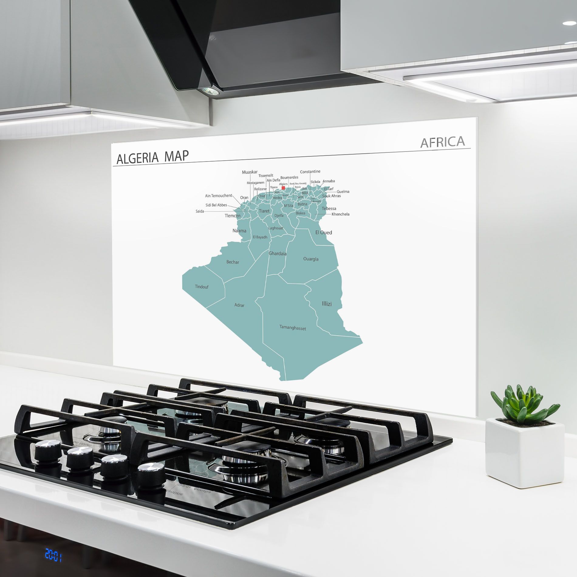 Algeria Map mockup 6
