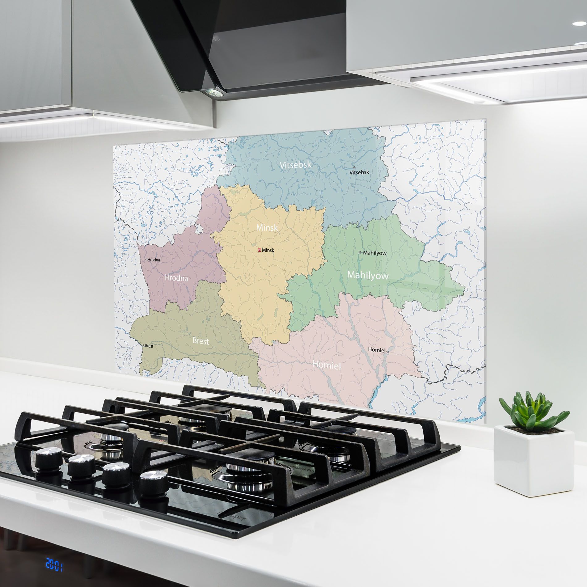 Belarus Map mockup 6