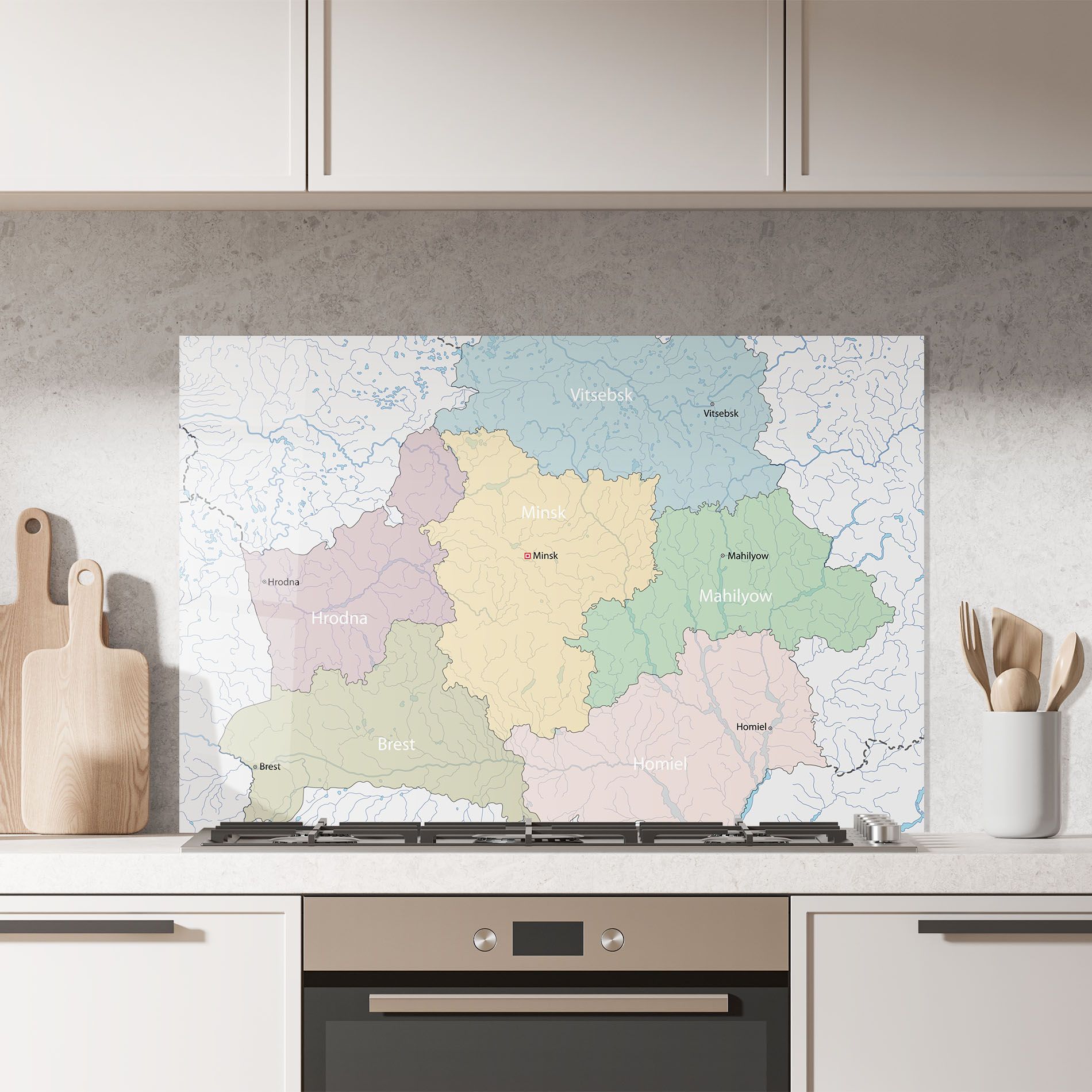 Belarus Map mockup 7