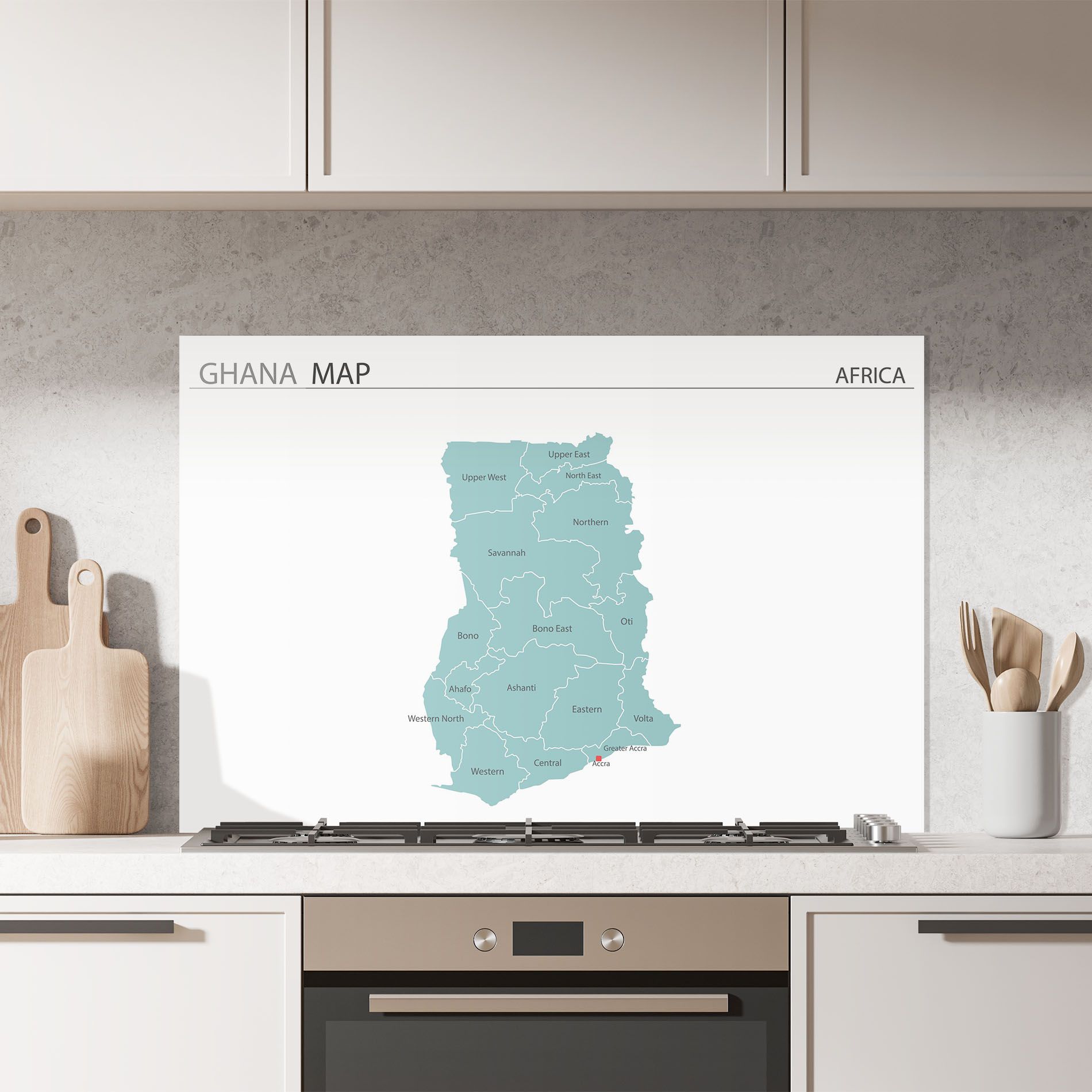 Ghana Map mockup 7