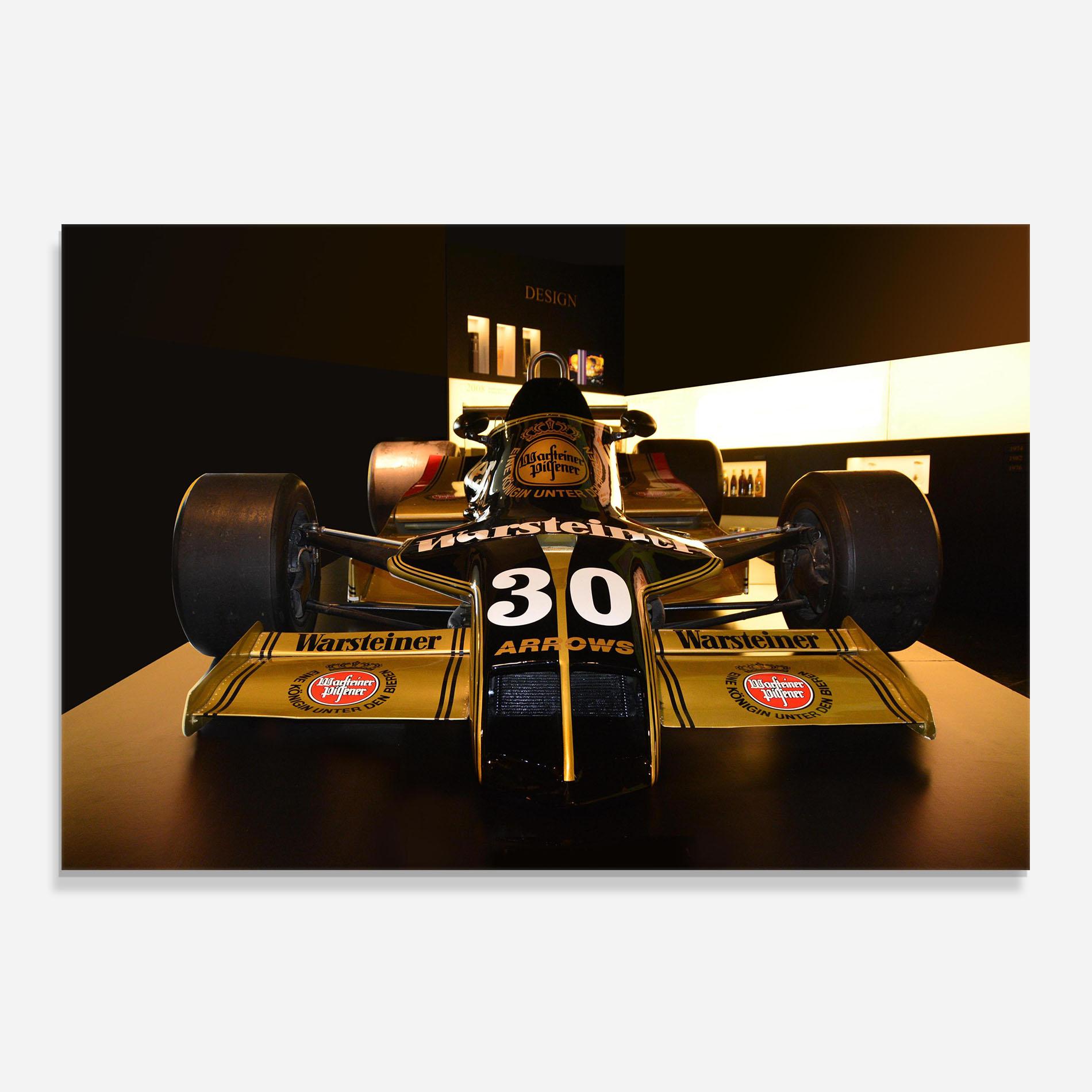 Küchenrückwand Glas Formula 1 Car Color mockup 0