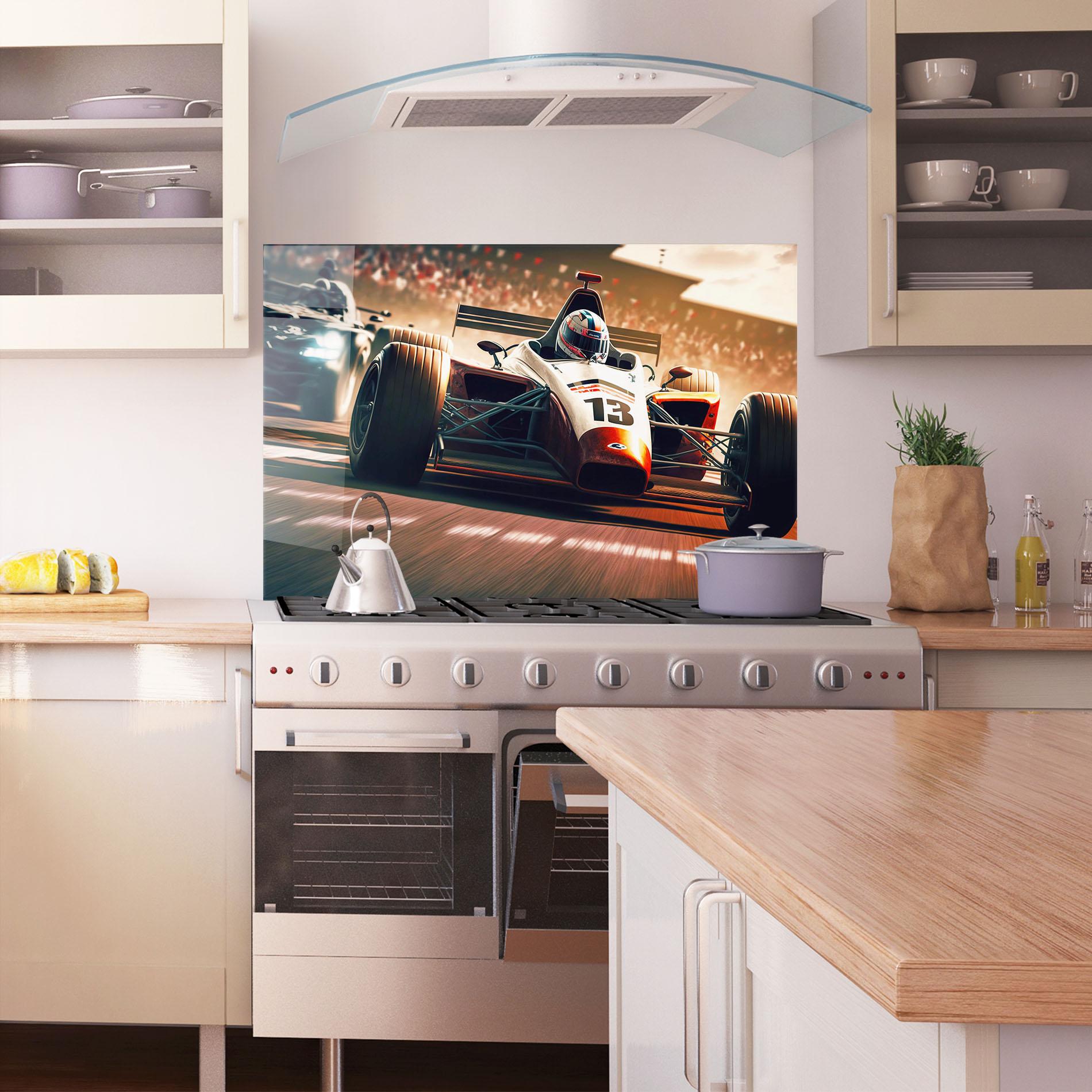 Küchenrückwand Glas Formula 1 Racing mockup 1