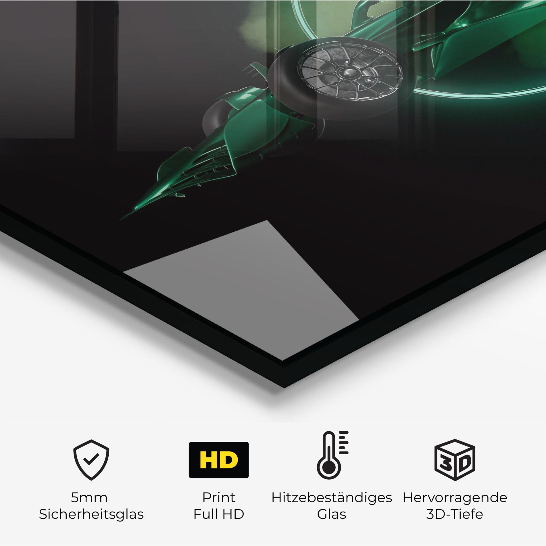 Green Racing Car mockup 2