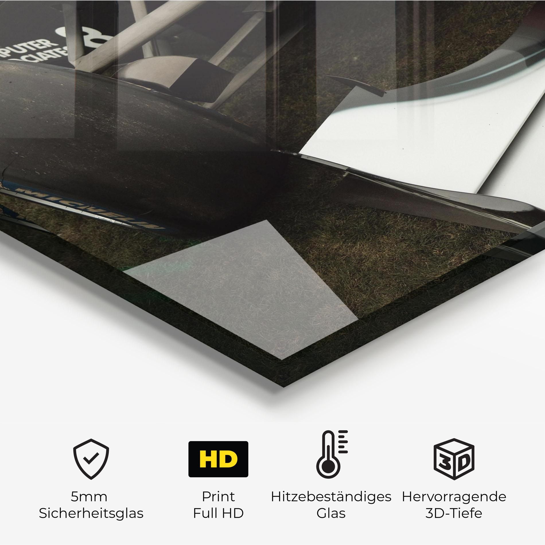 White F1 Car mockup 2