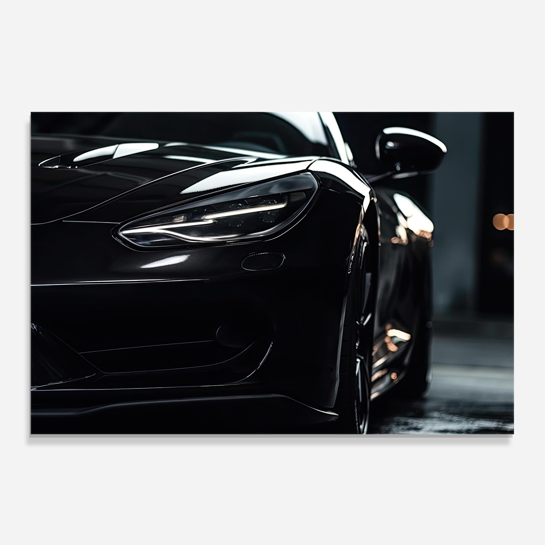 Black Sports Car mockup 0