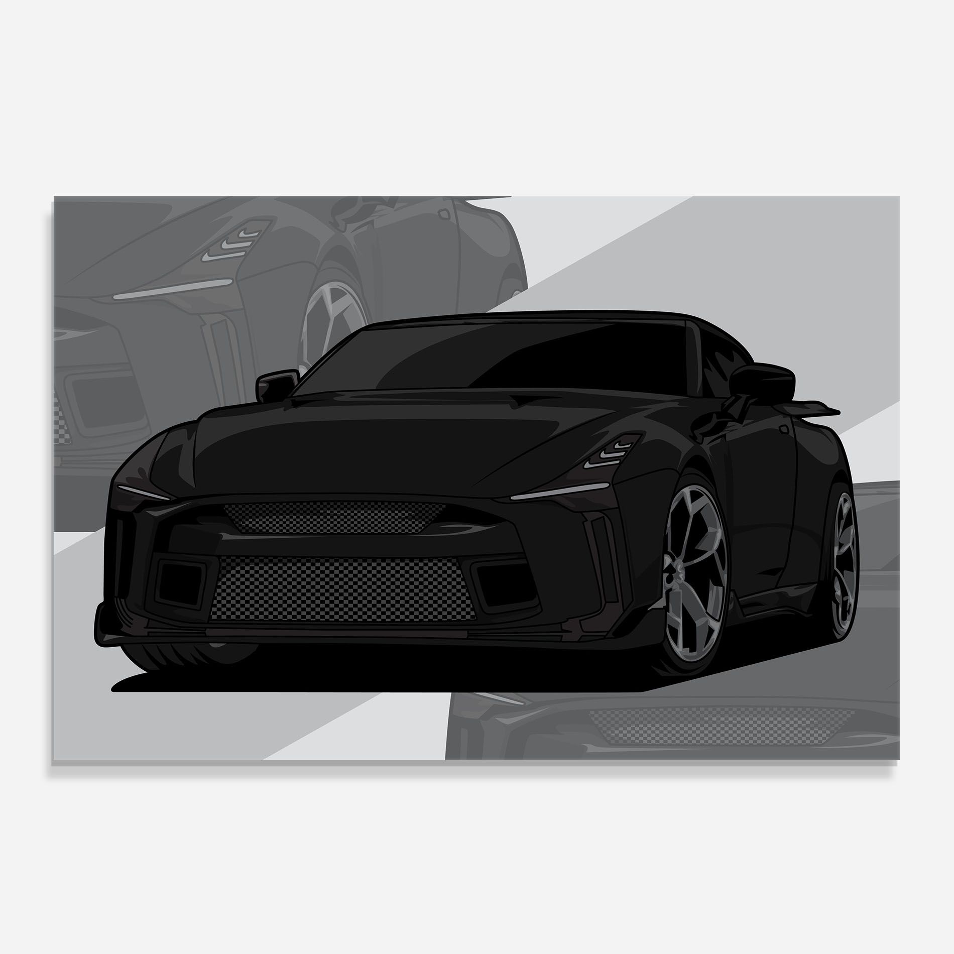 Black Strong Car mockup 0