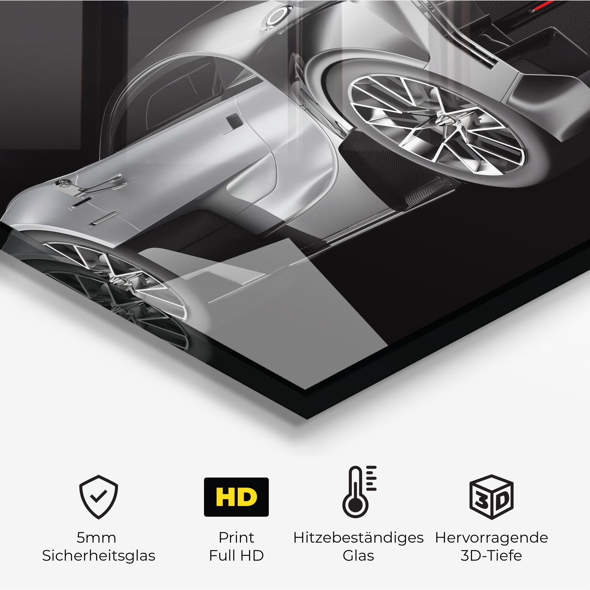 Black Rear Hypercar mockup 2