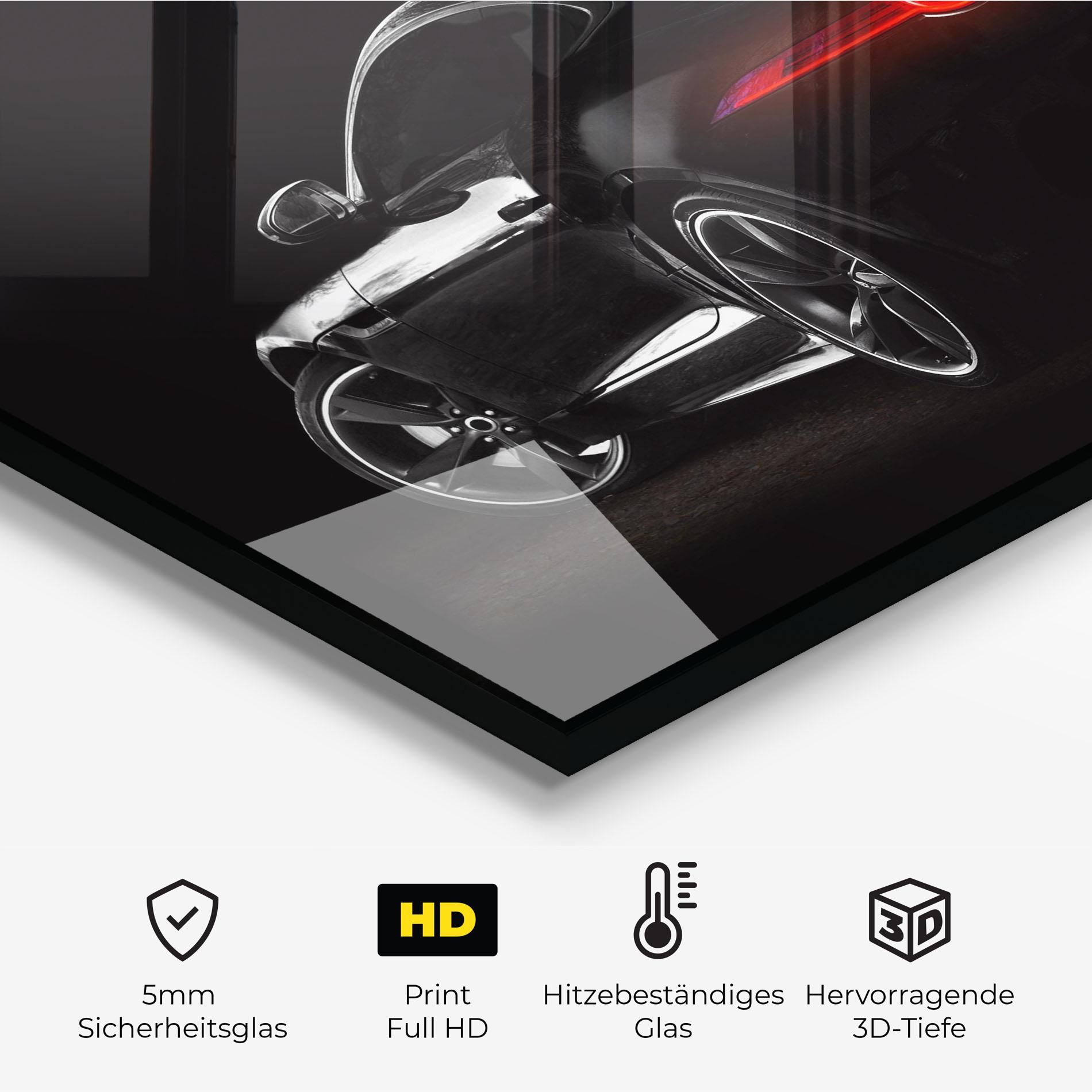 Black Silhouette Car mockup 2