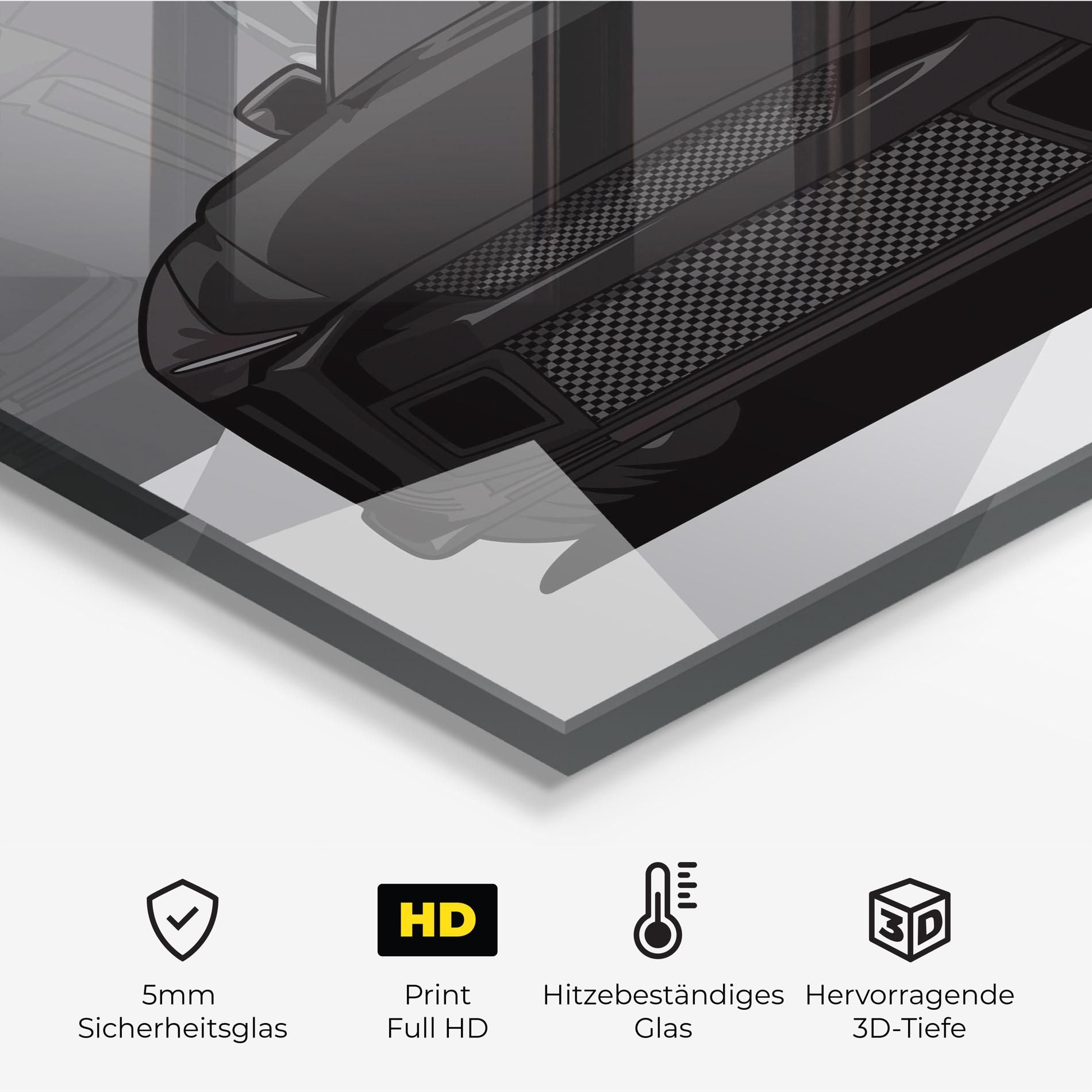 Black Strong Car mockup 2