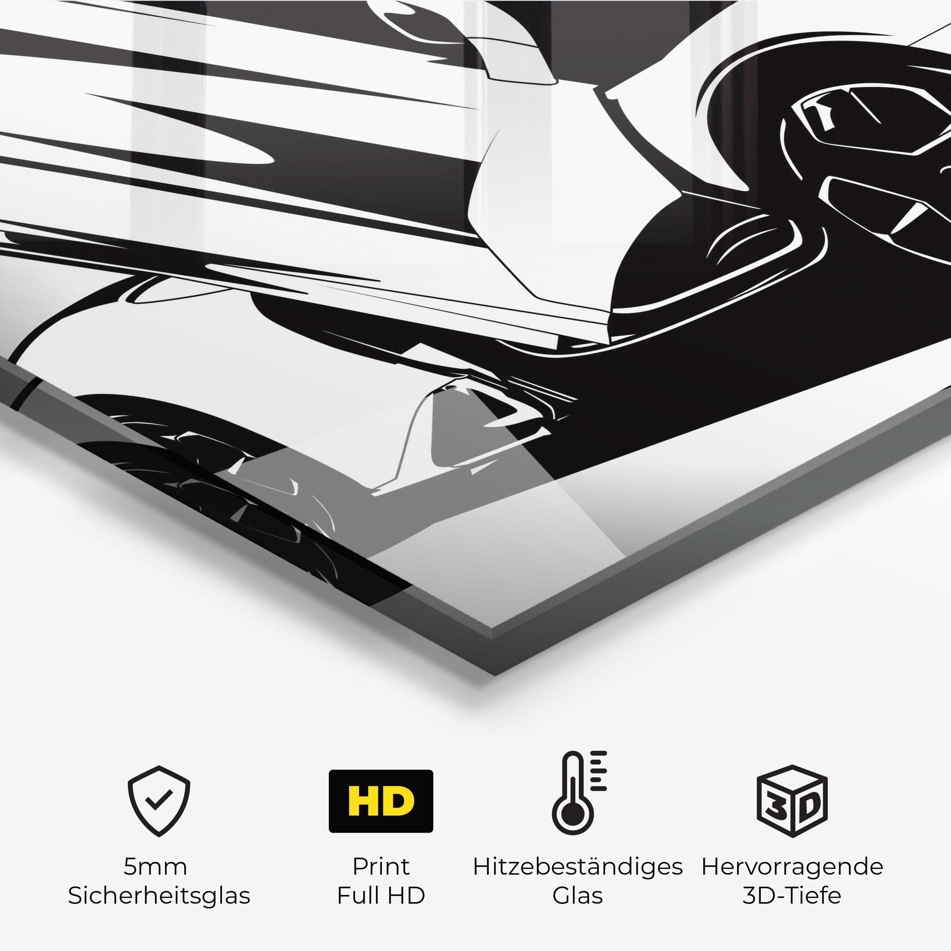 Black White Car mockup 2