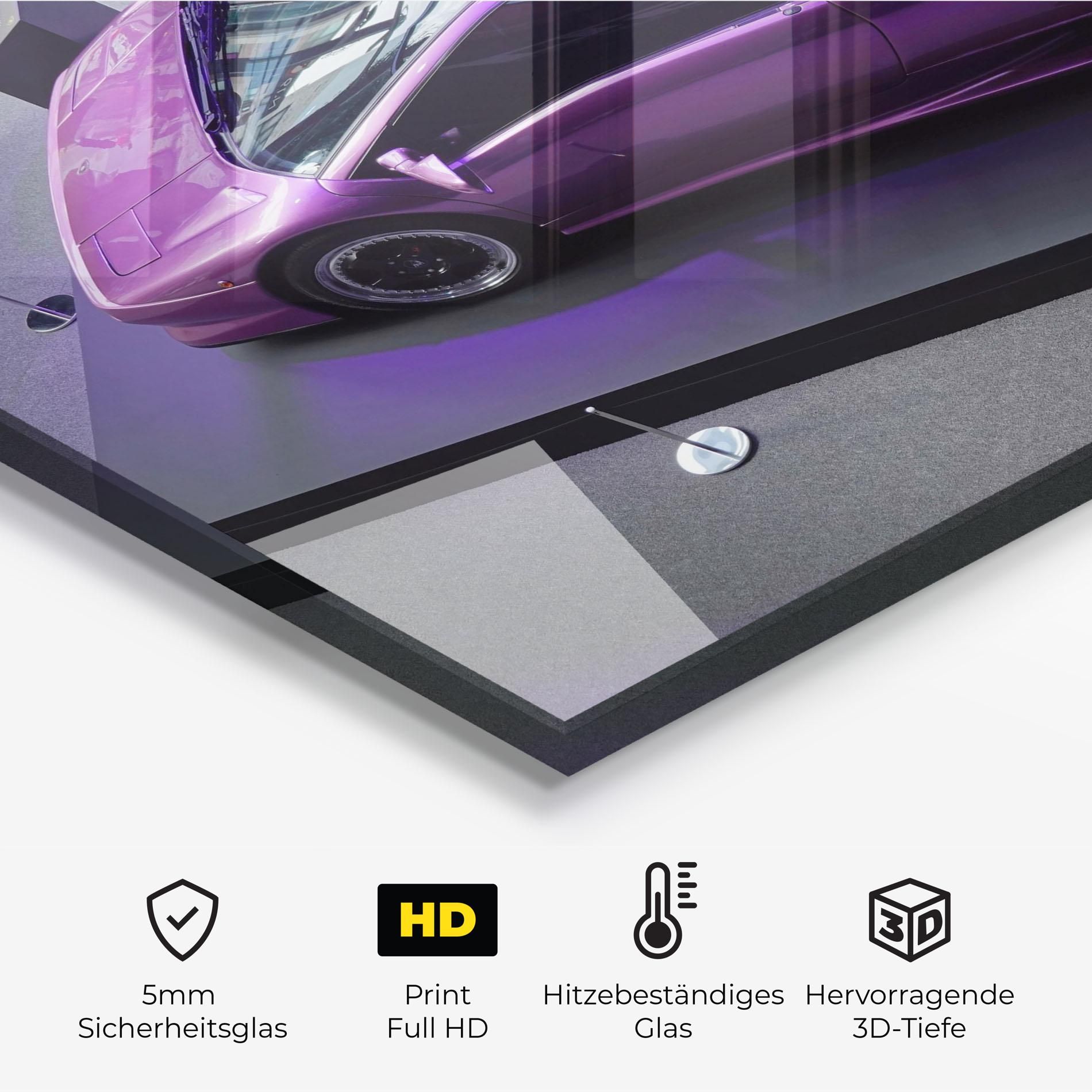 Purple Old Lambo mockup 2