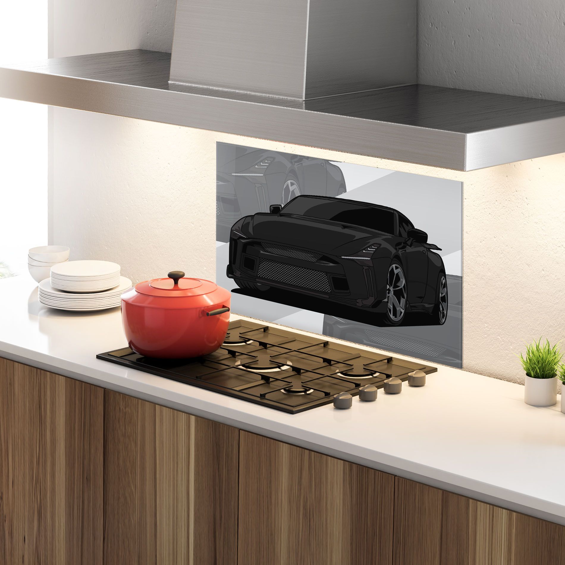 Black Strong Car mockup 4