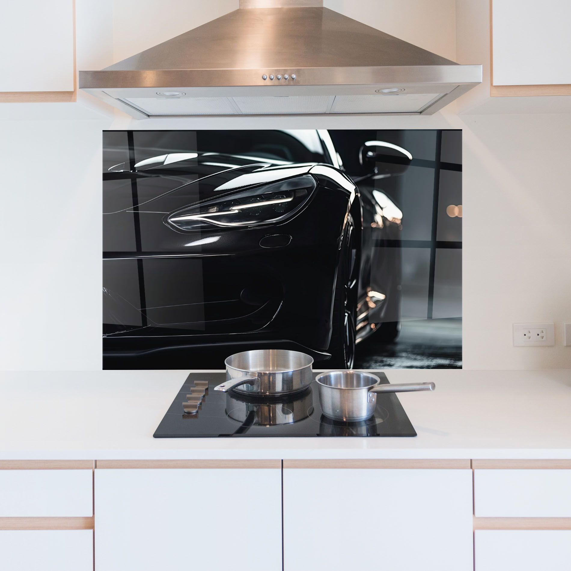 Black Sports Car mockup 5