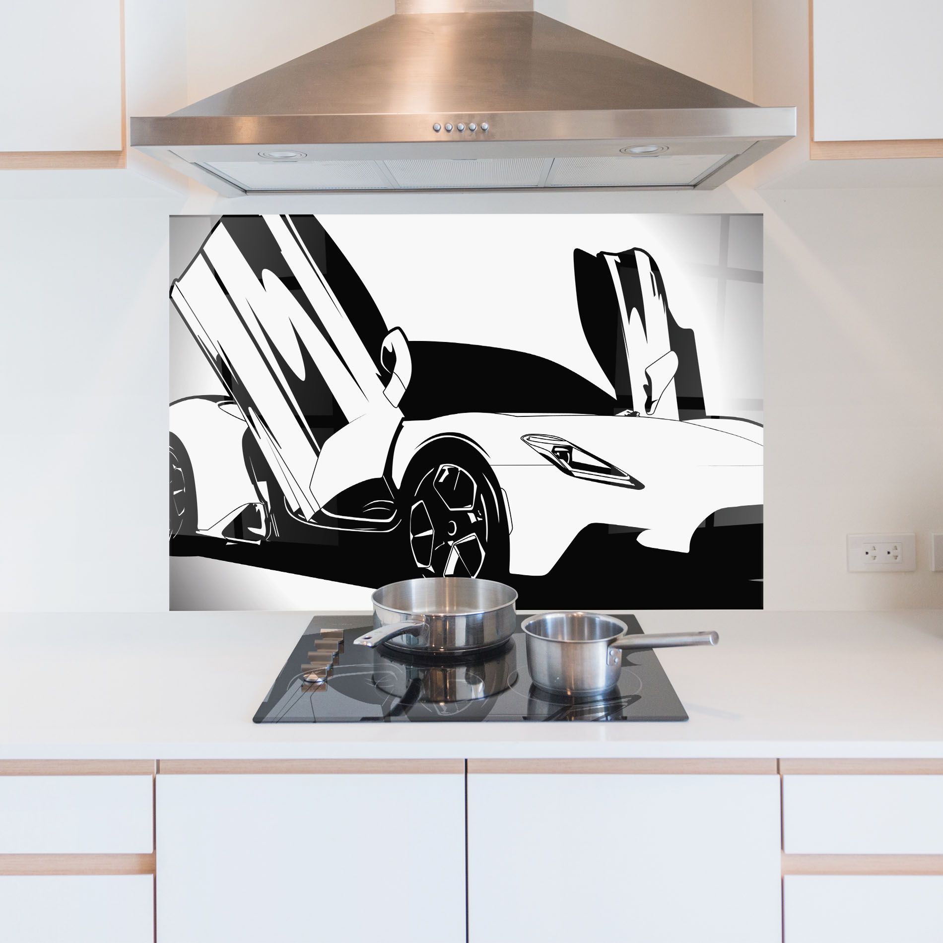 Black White Car mockup 5