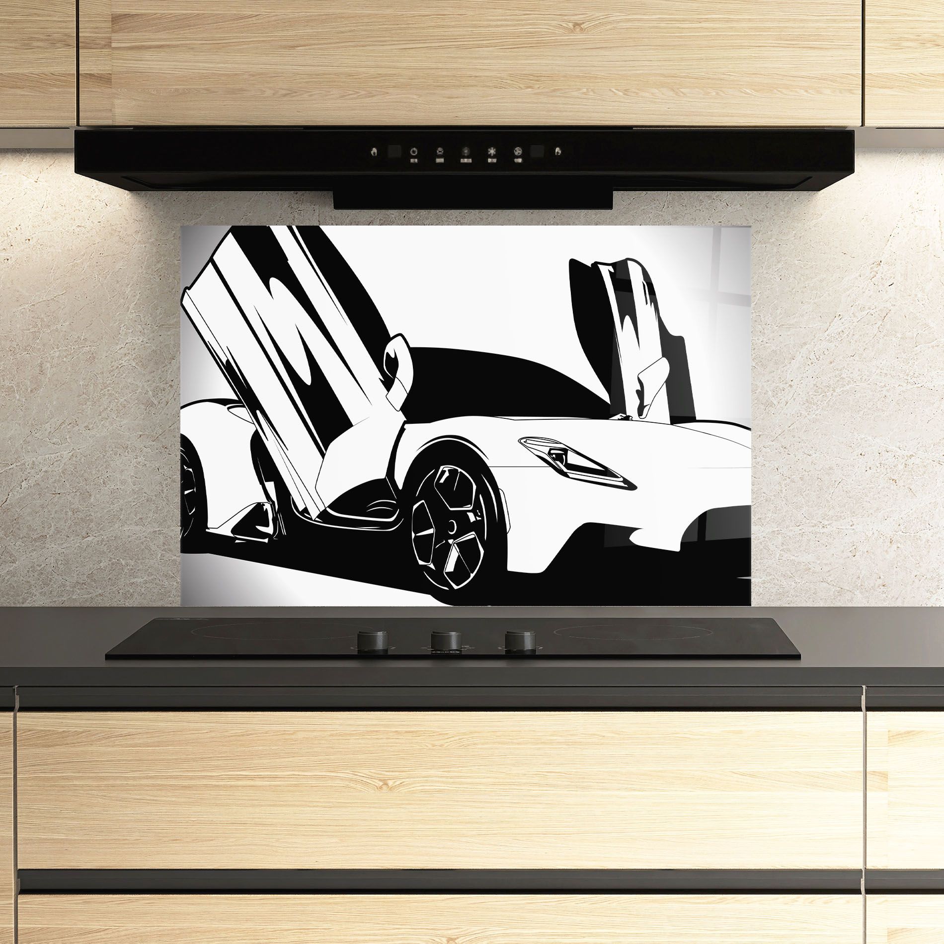 Black White Car mockup 3