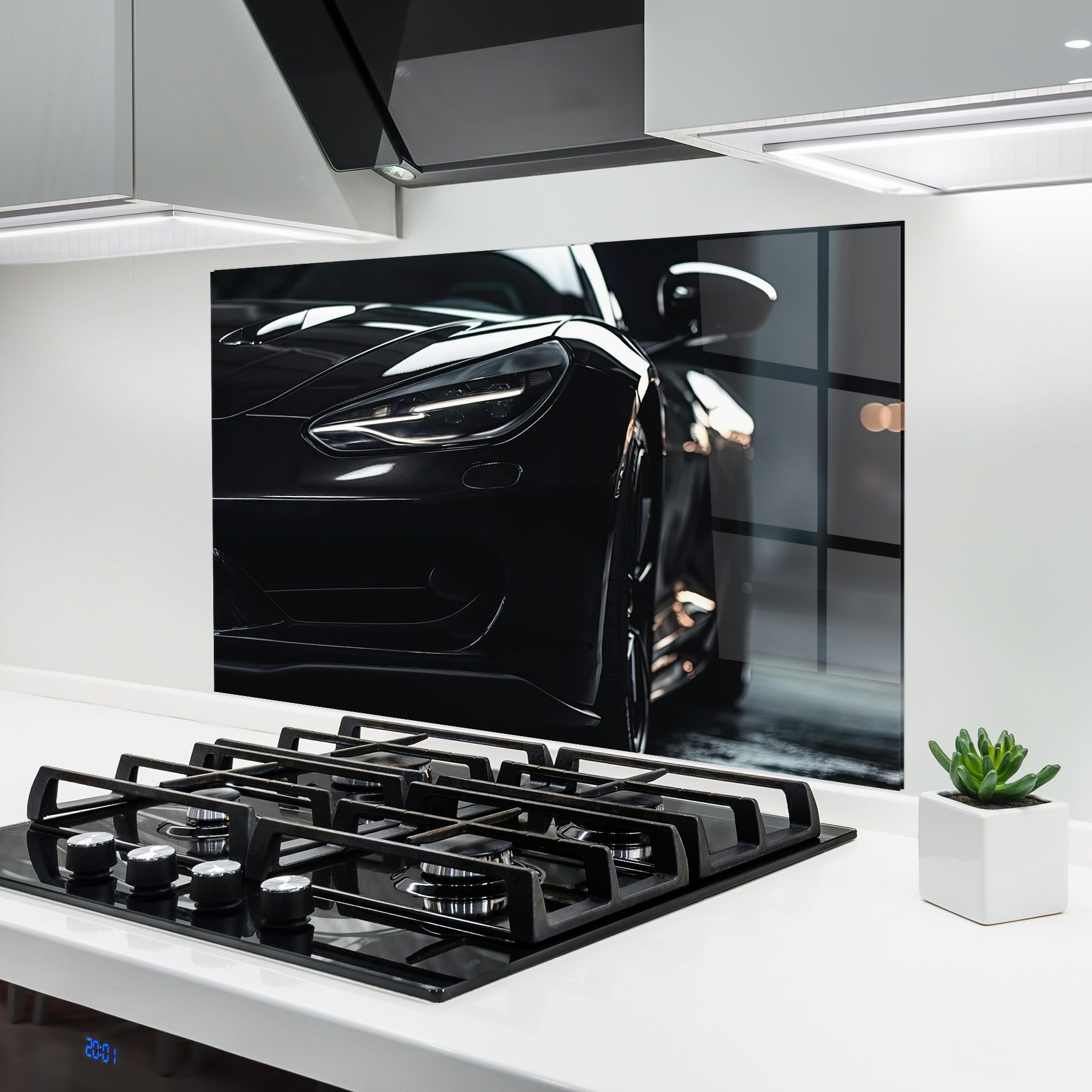 Black Sports Car mockup 6