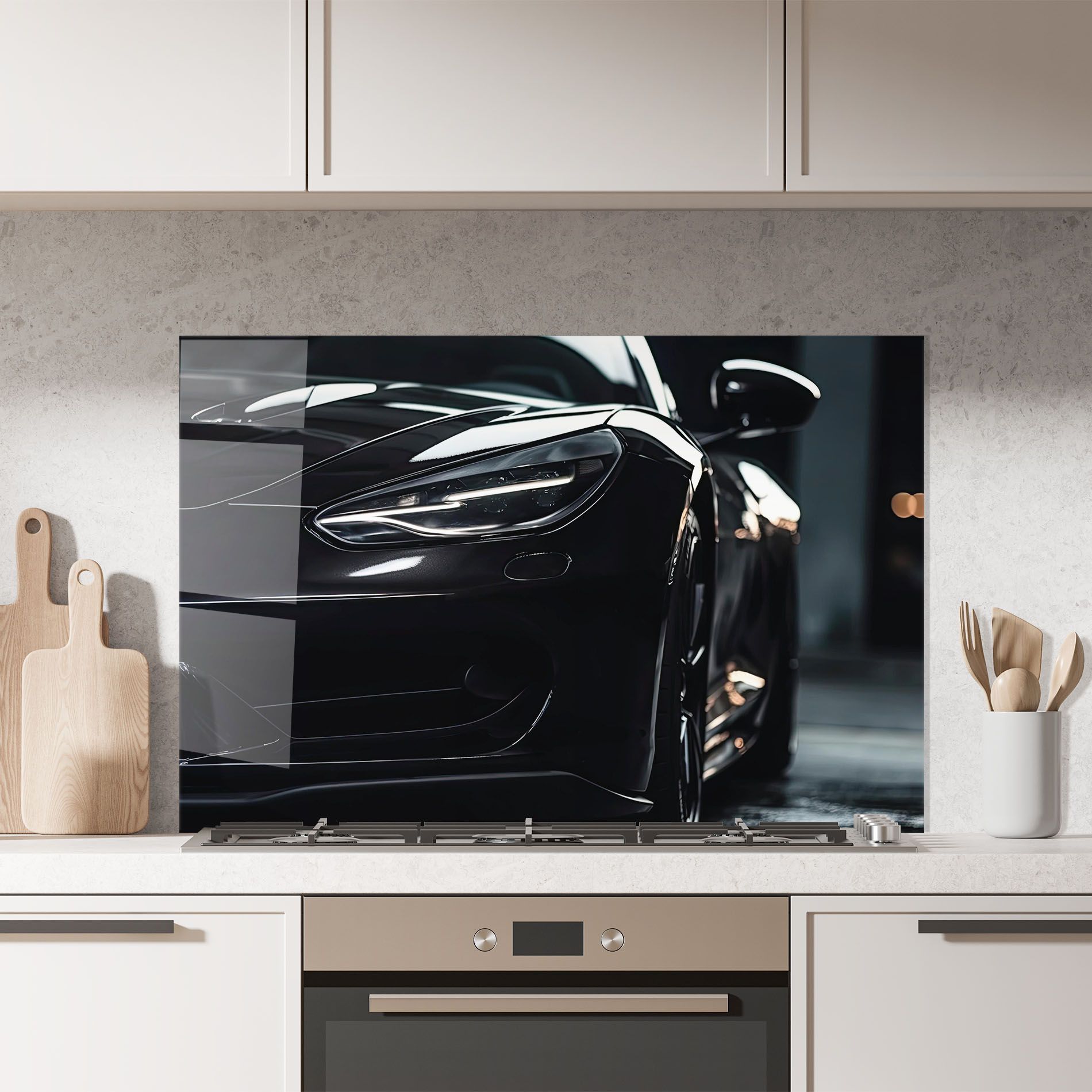 Black Sports Car mockup 7