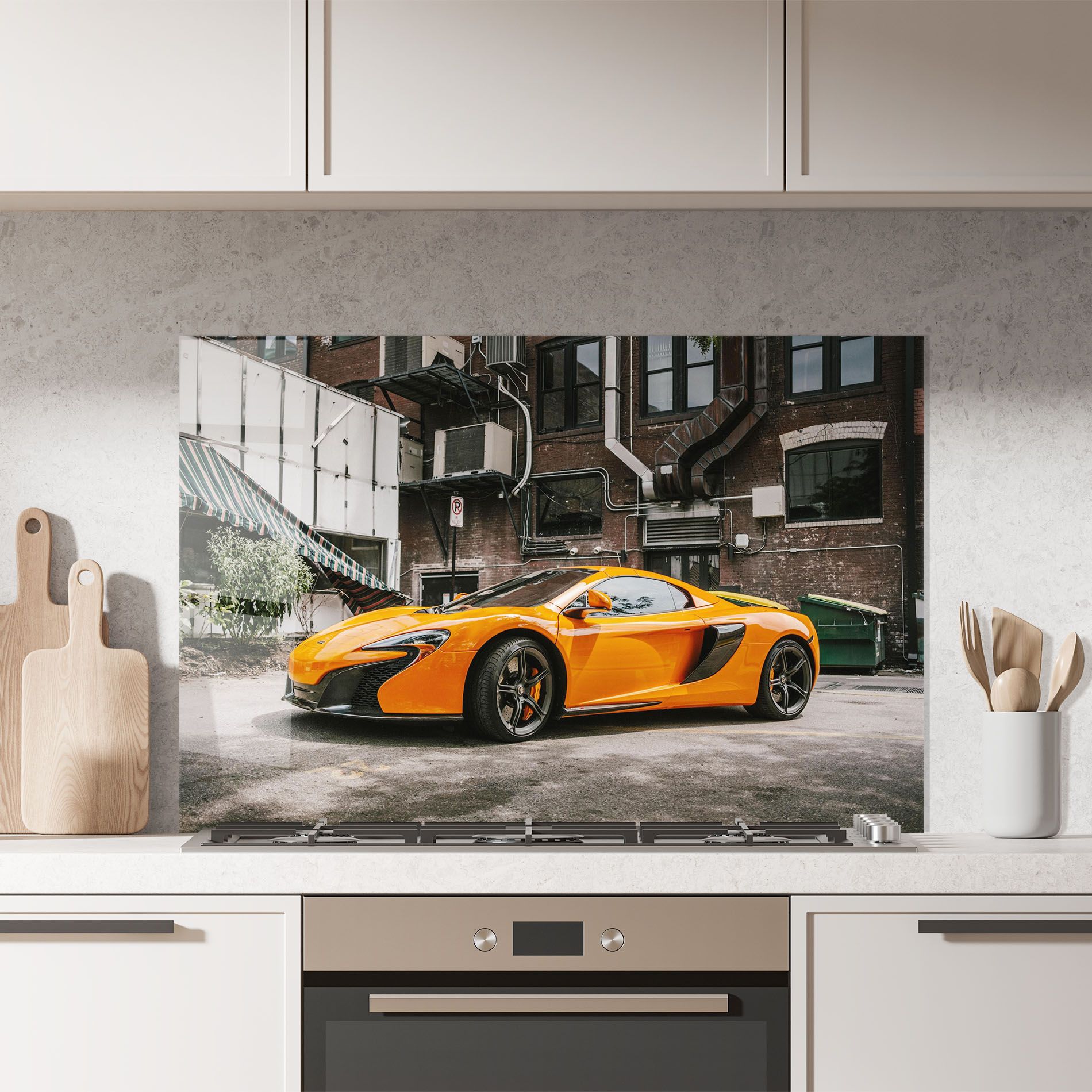 Orange Mclaren Photo mockup 7