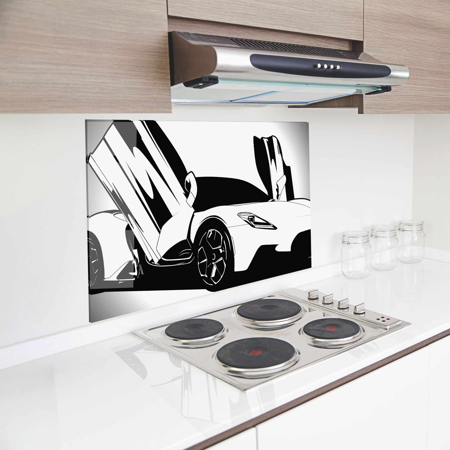 Black White Car mockup 8