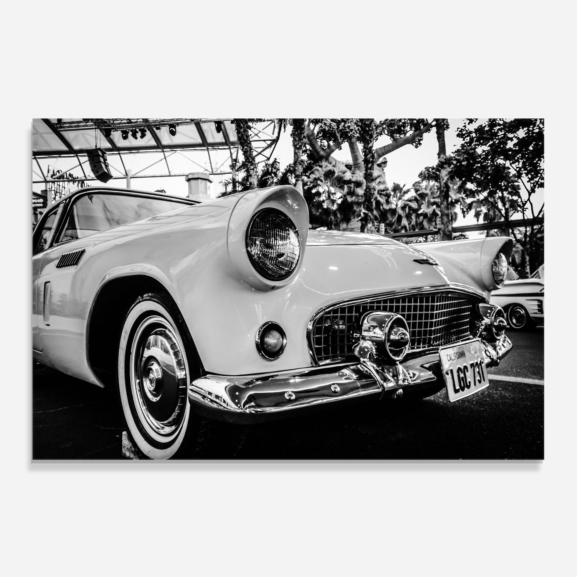 Küchenrückwand Glas Classic Car mockup 0