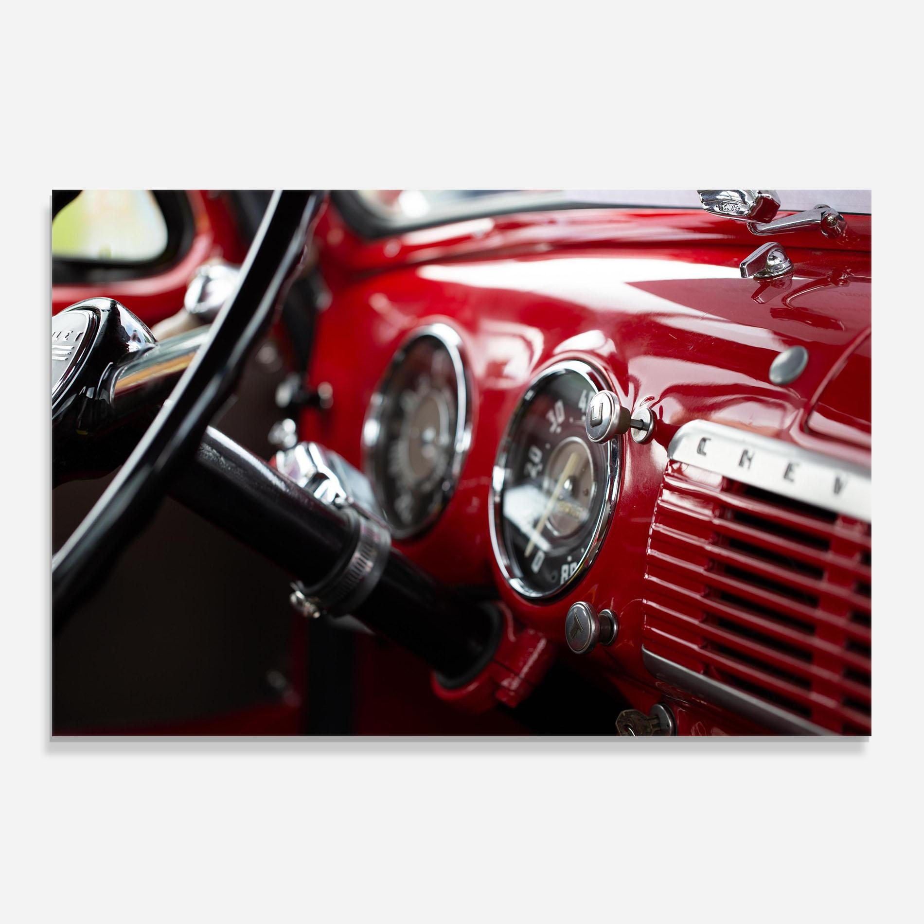 Küchenrückwand Glas Shiny Clean Car mockup 0