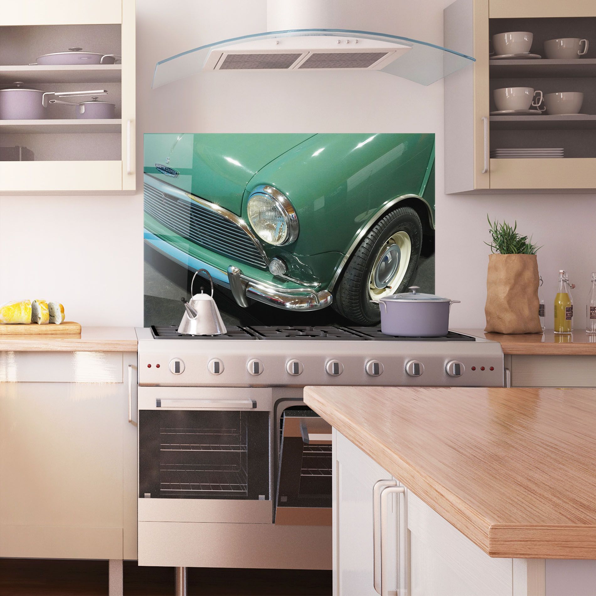 Pretty Green Car mockup 1