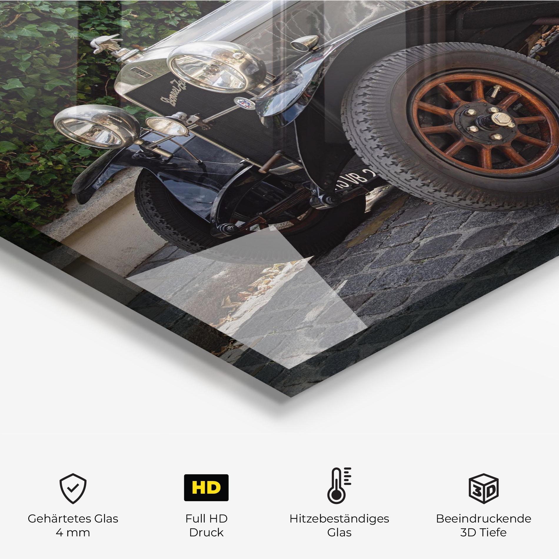 Küchenrückwand Glas Cream Car mockup 2