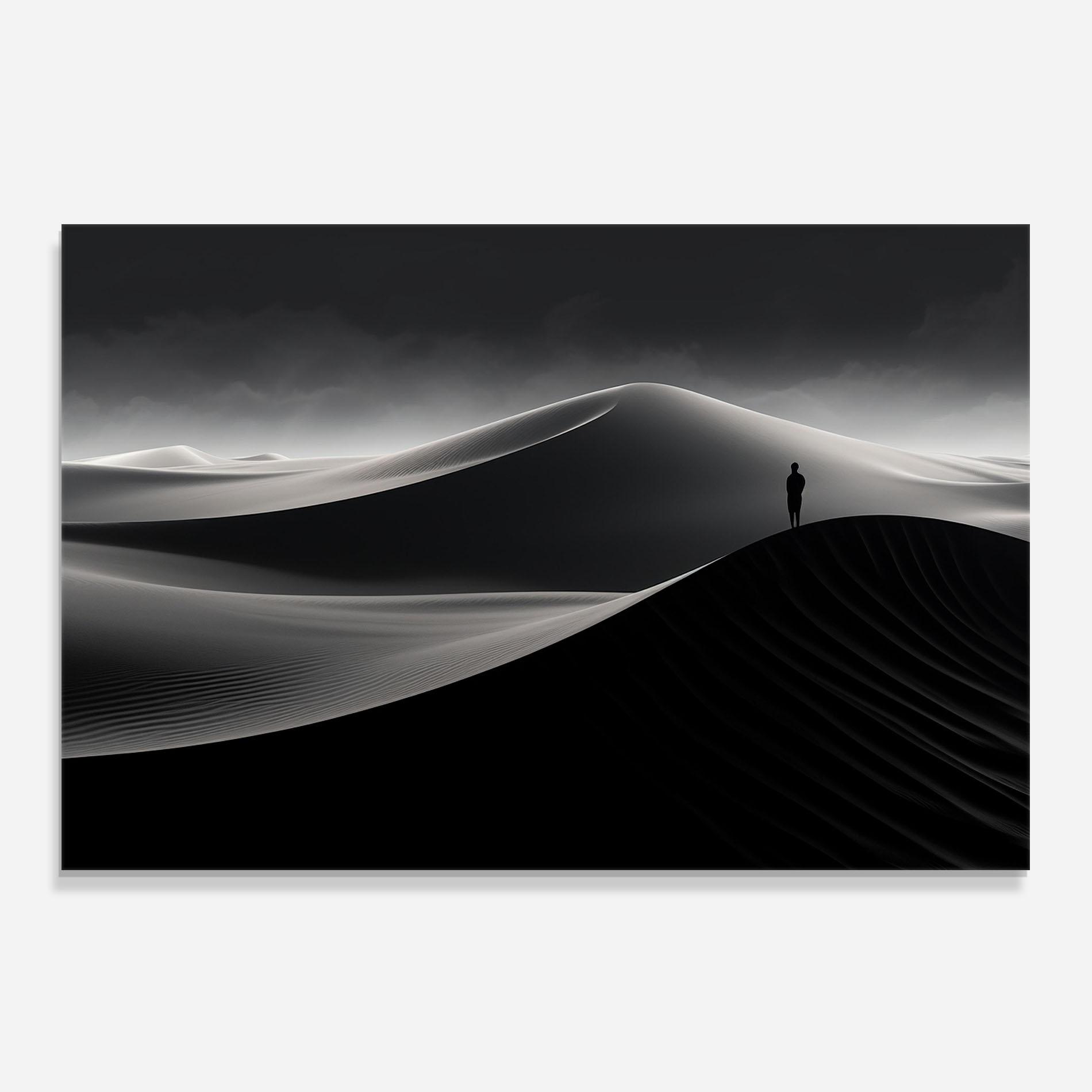 Küchenrückwand Glas Grey Dune mockup 0