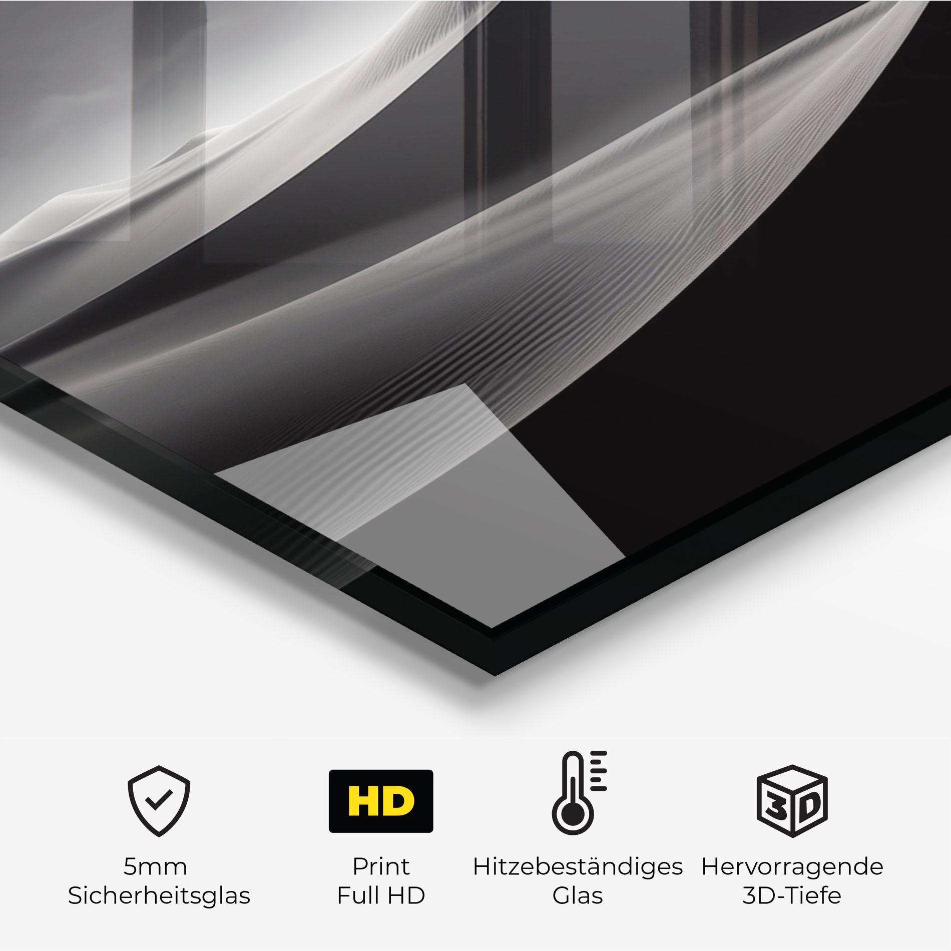 Küchenrückwand Glas Grey Dune mockup 2