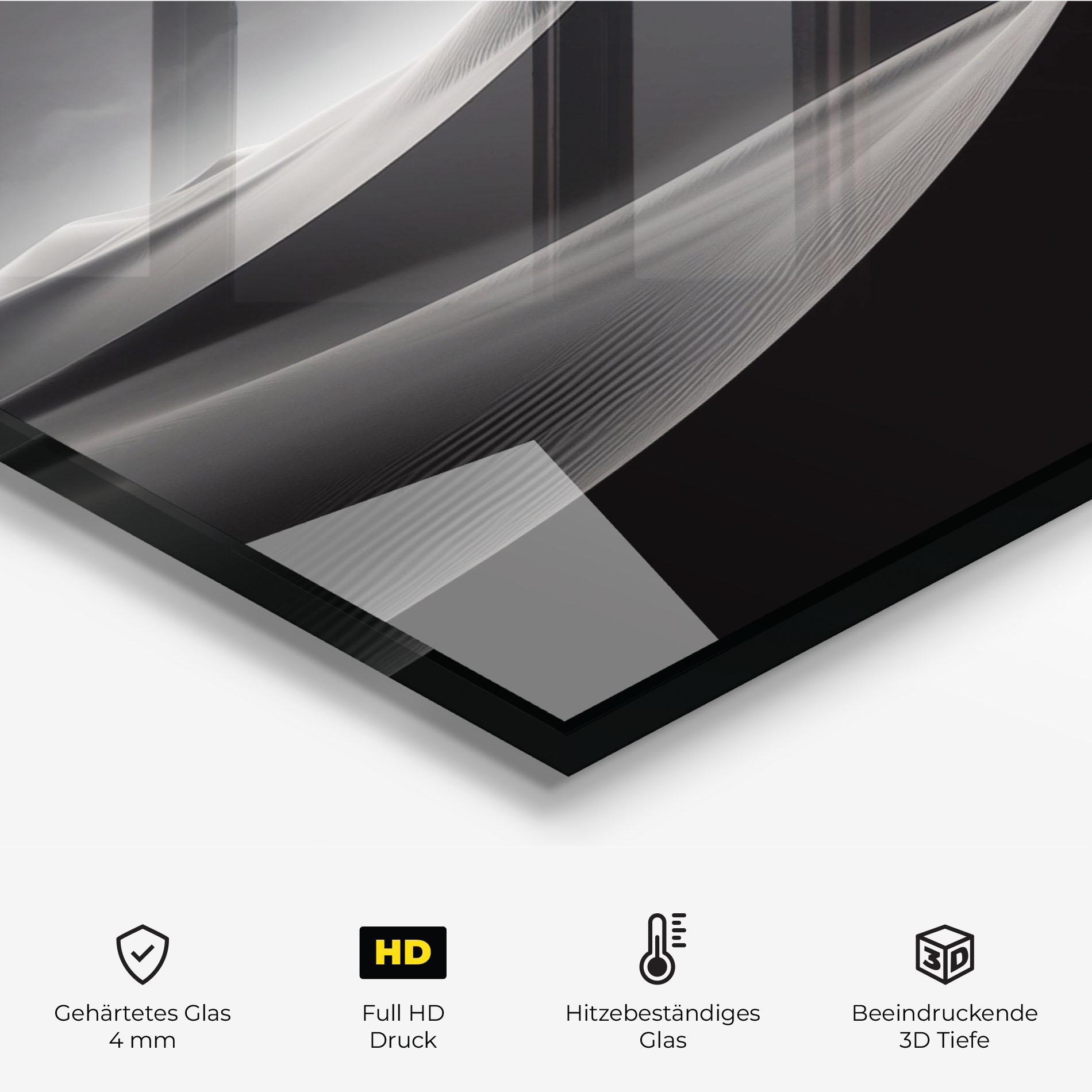 Küchenrückwand Glas Grey Dune mockup 2