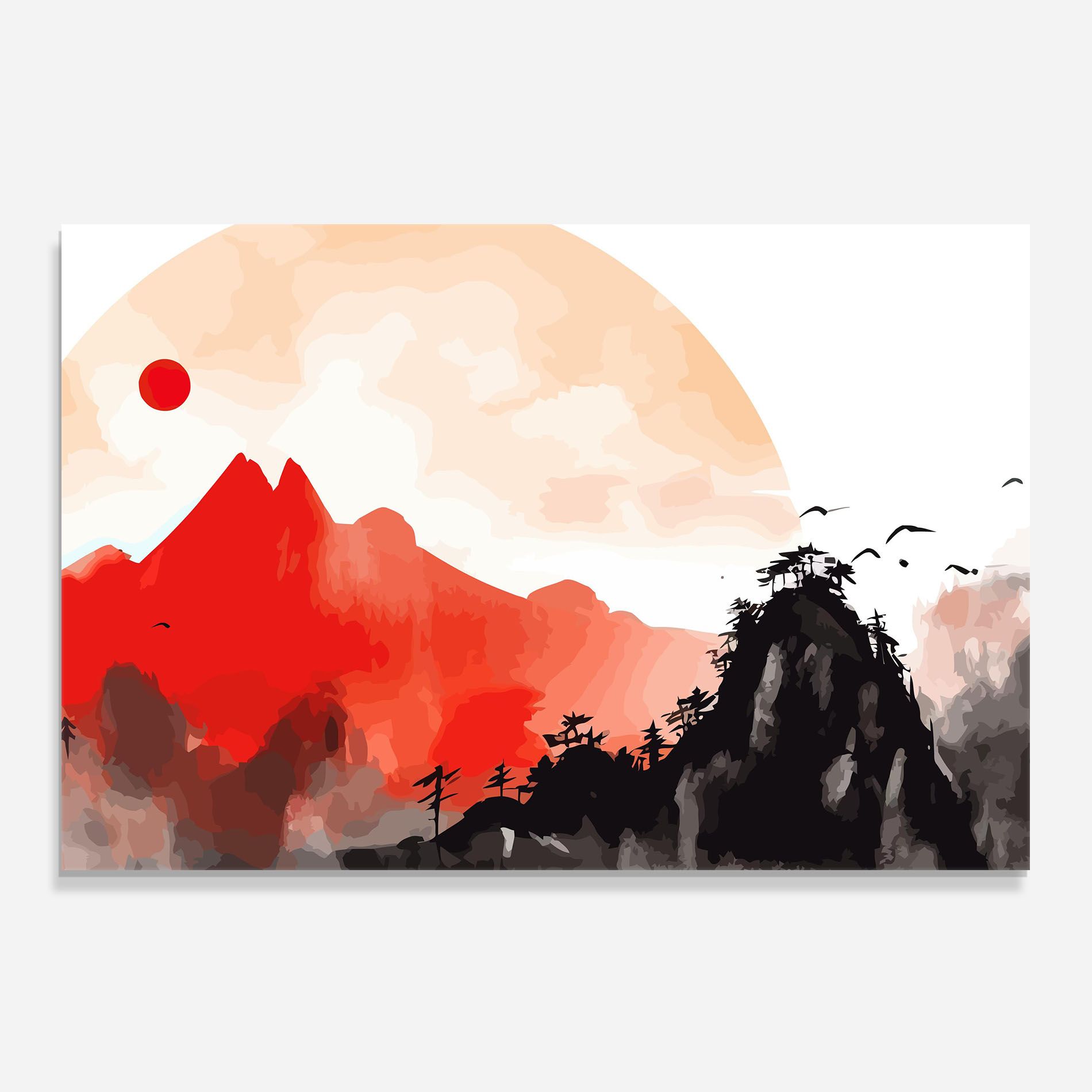 Red Black Mountain mockup 0
