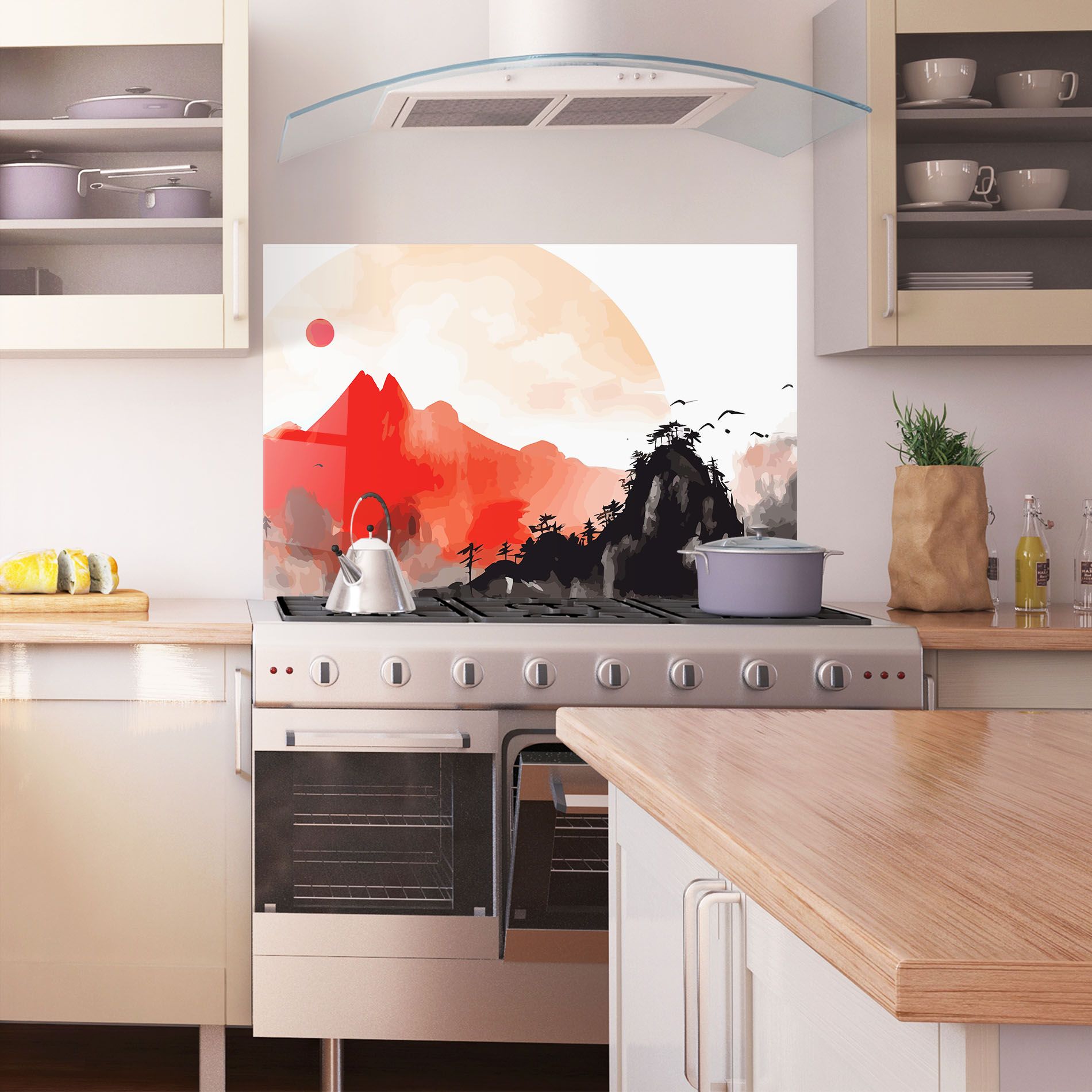 Red Black Mountain mockup 1