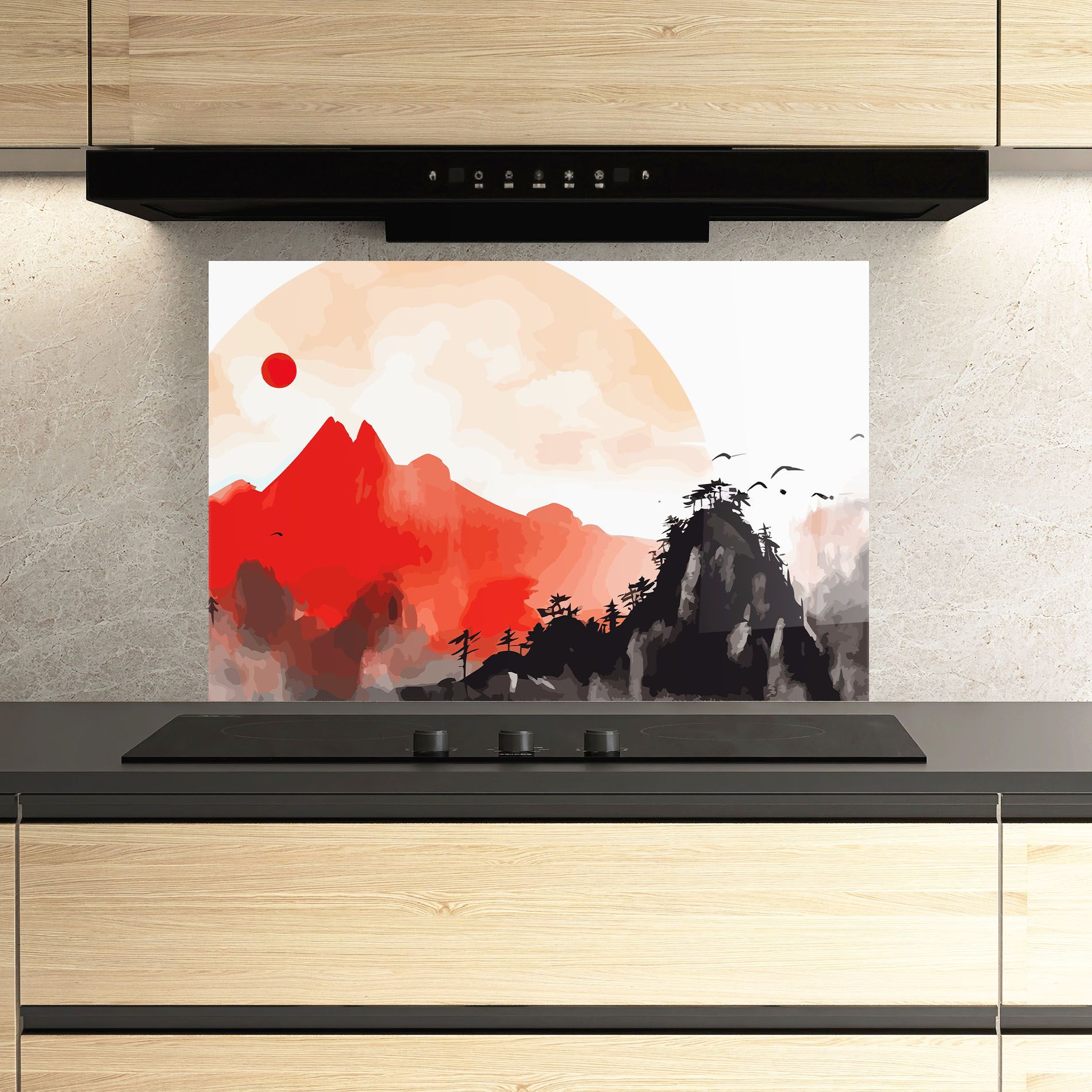 Red Black Mountain mockup 3