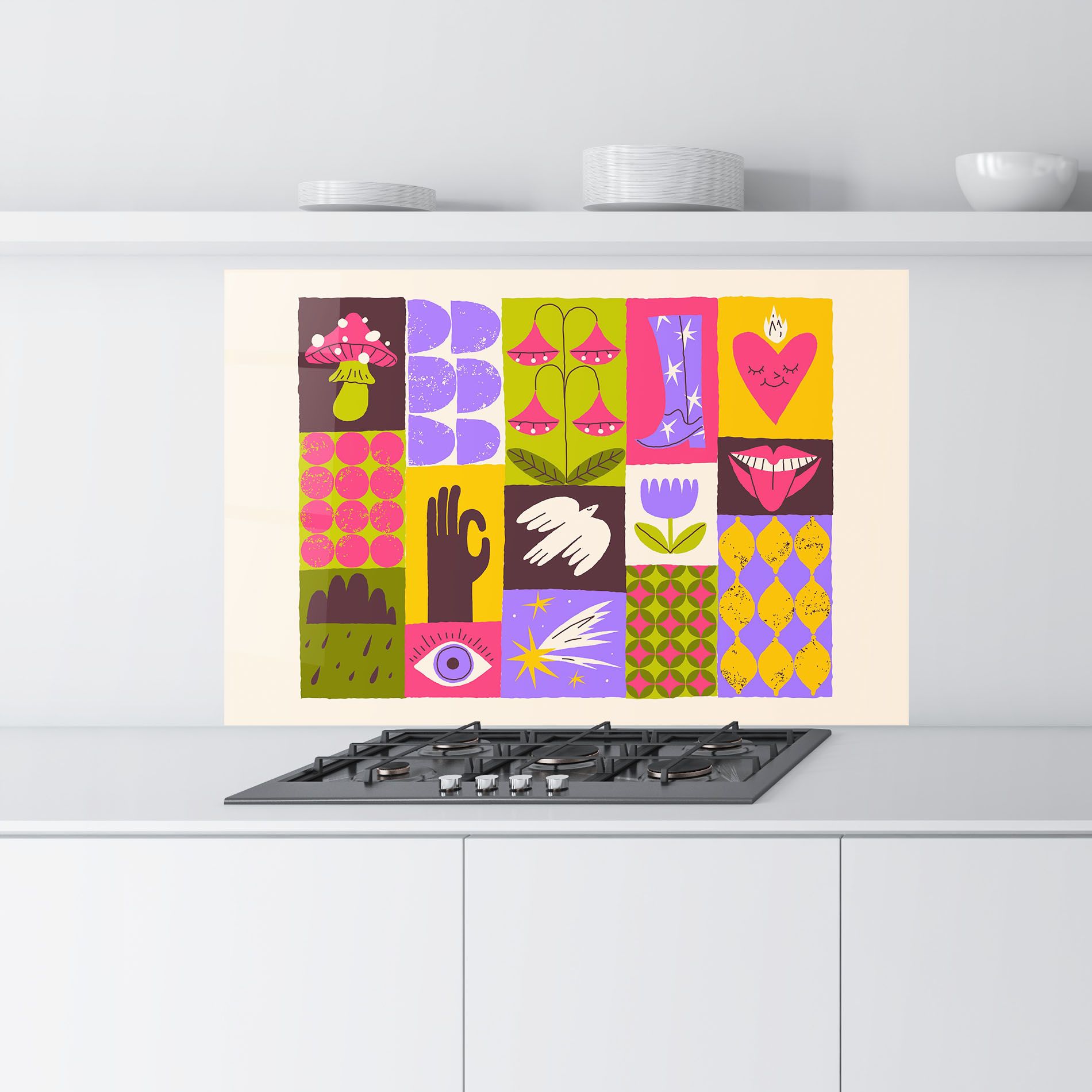 Green Purple Collage mockup 9