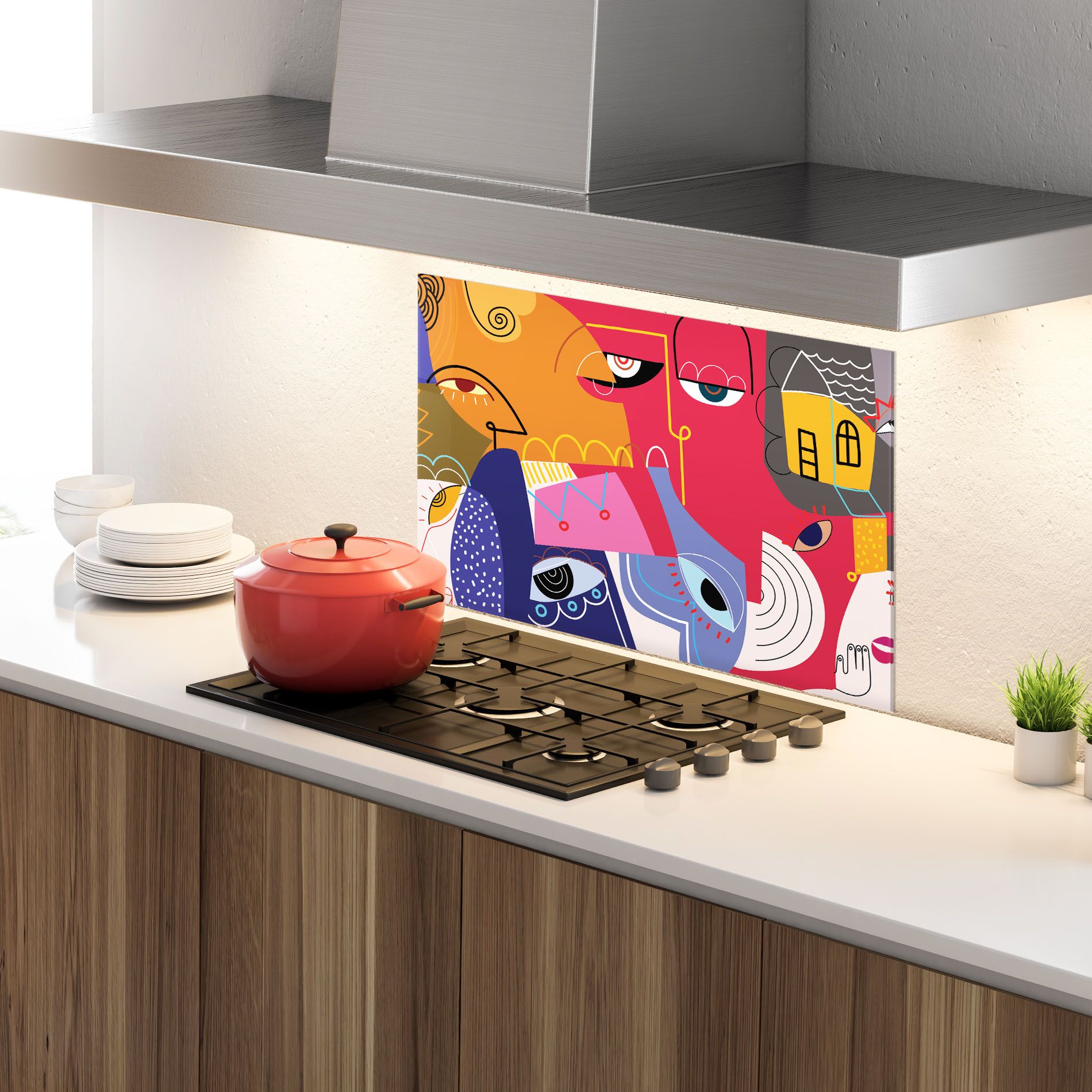 Line Eye Family mockup 4