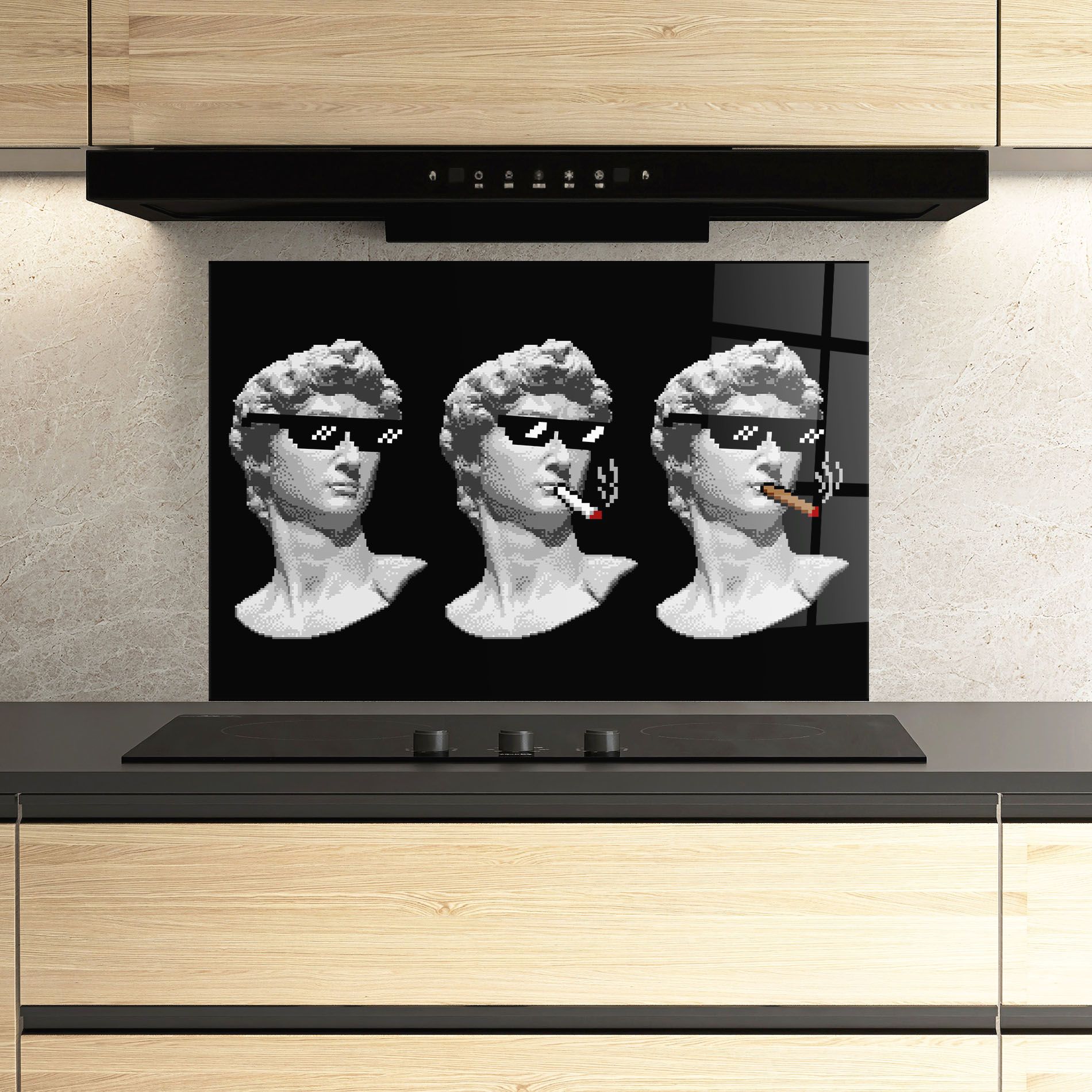 Statue Smoking mockup 3